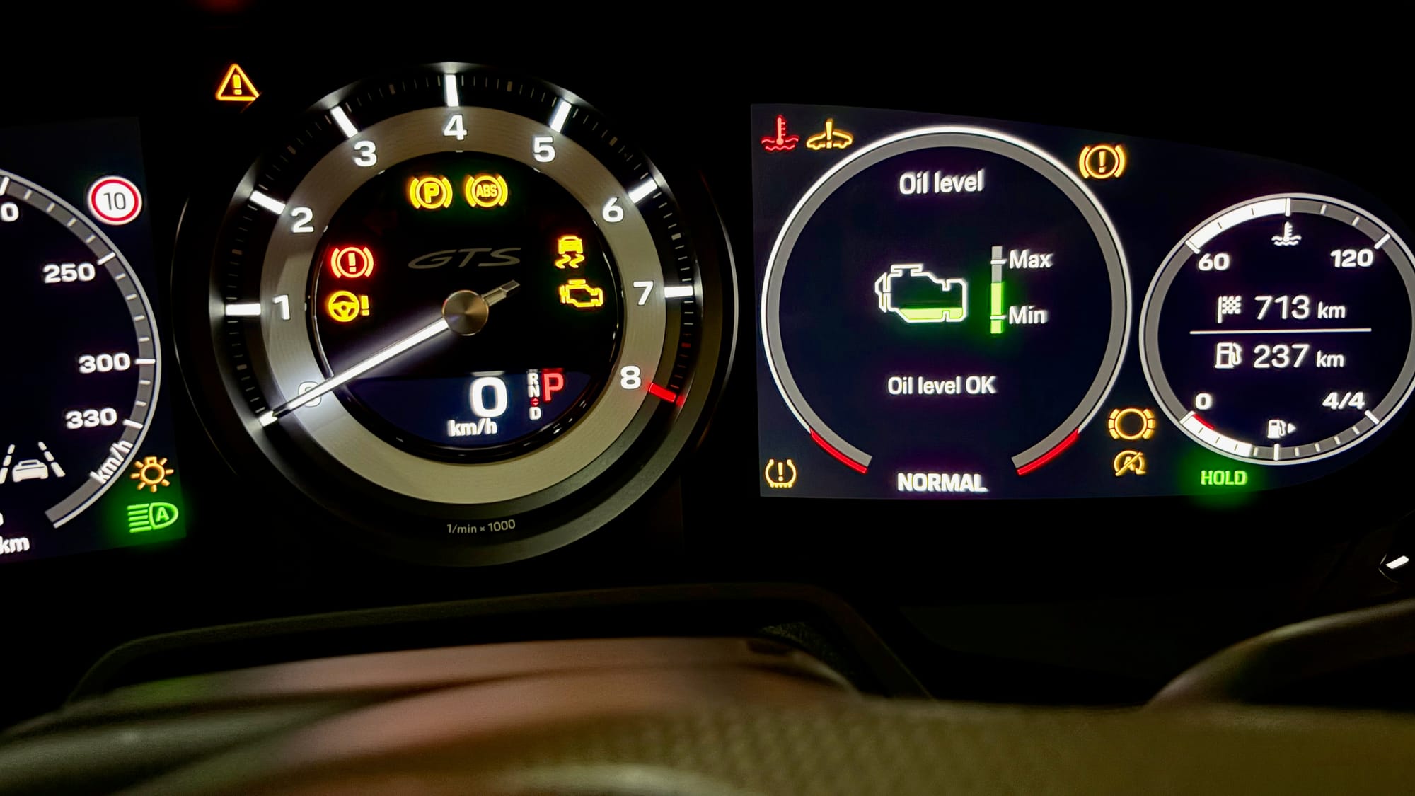 Departing with a near perfect oil level