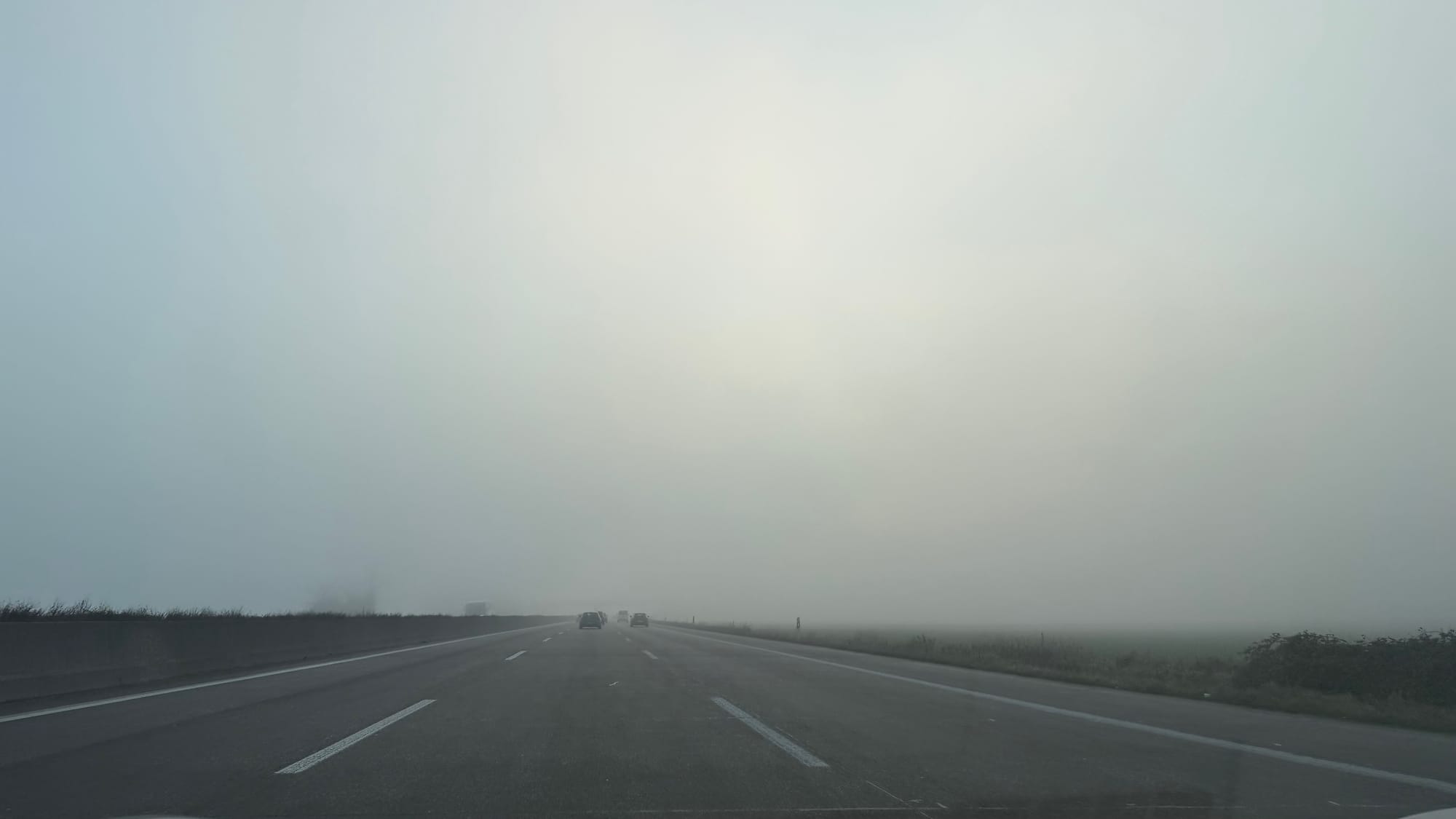 Fog on the autobahn