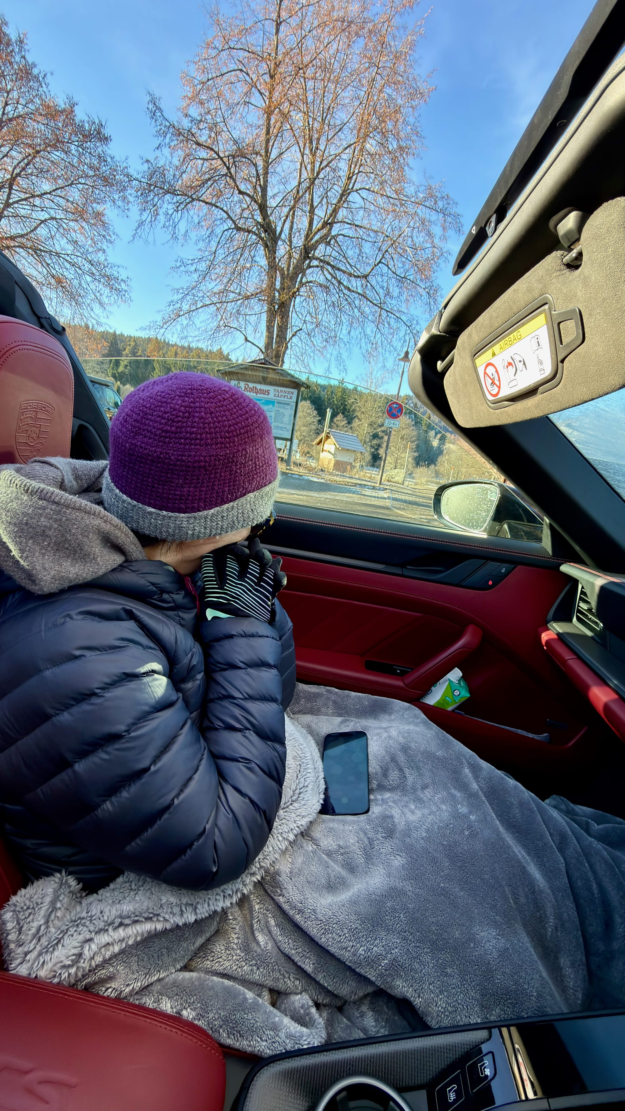 Open top winter motoring