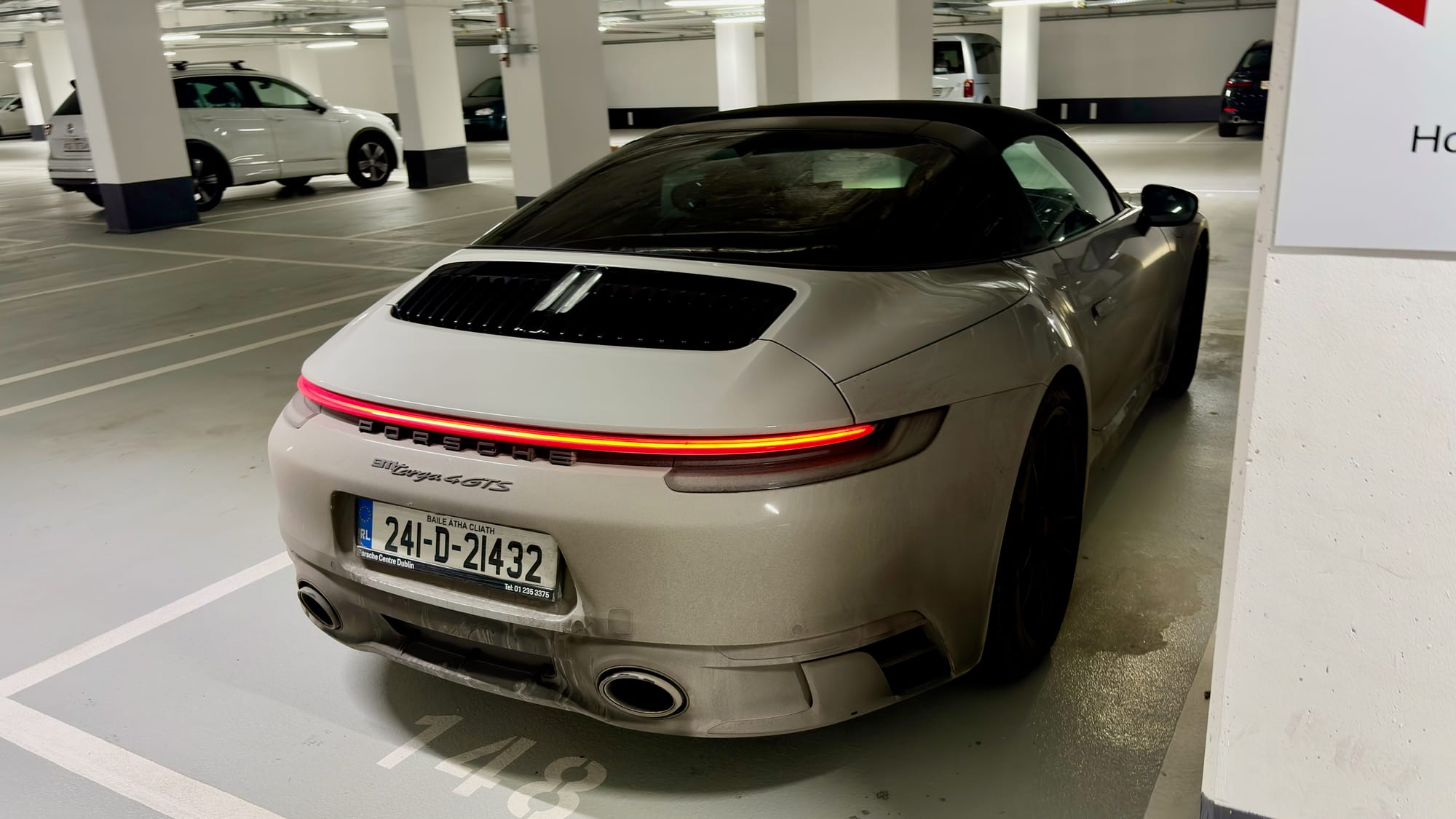 Parked back at our hotel