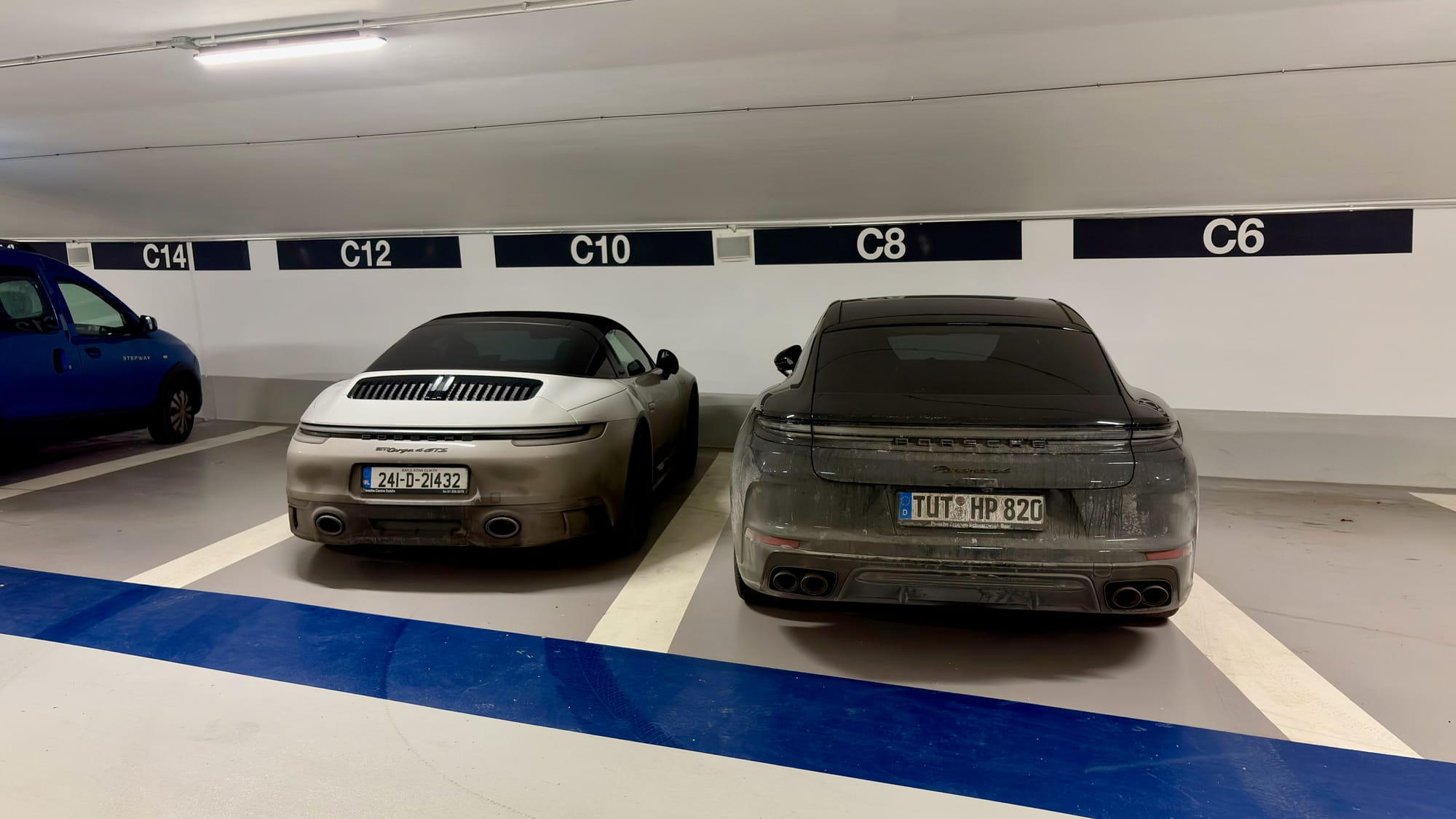 Parked beside a Porsche Panamera in Baden-Baden