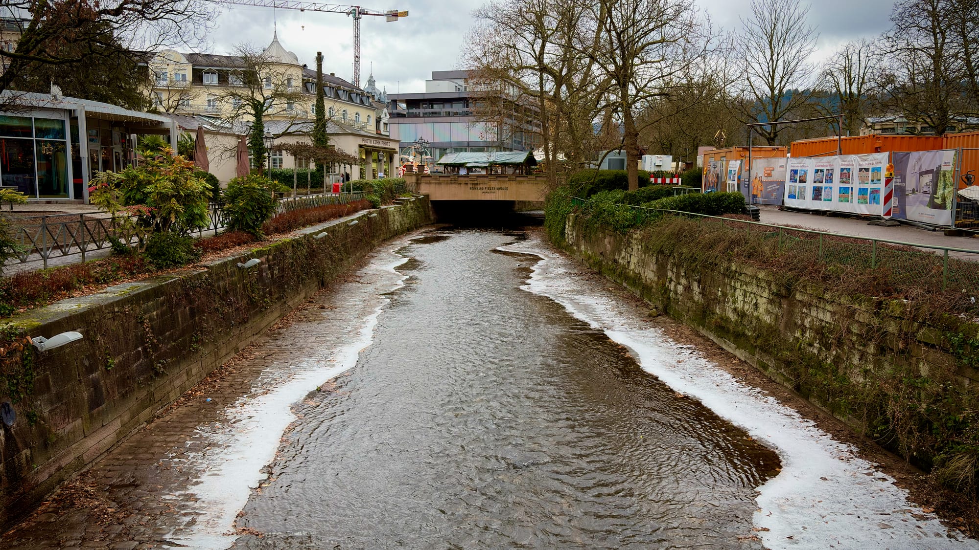 Lunch near the river in Baden-Baden
