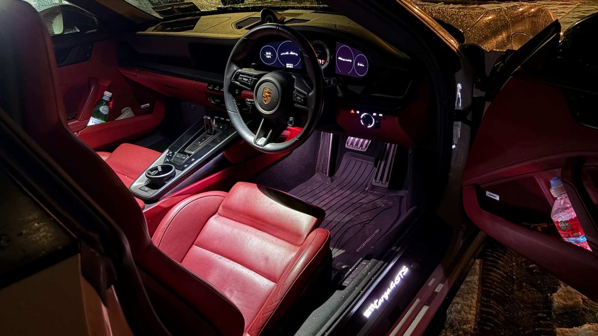 Winter interior on our 911 Targa