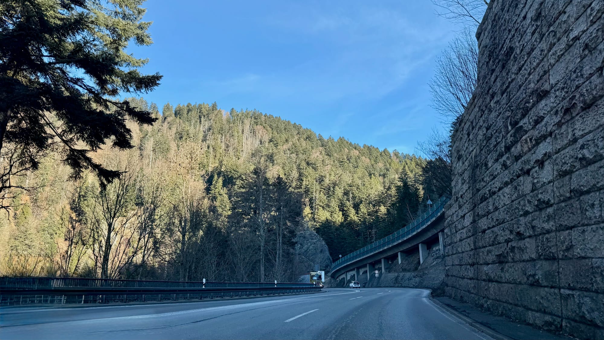 Leaving Freiburg behind us