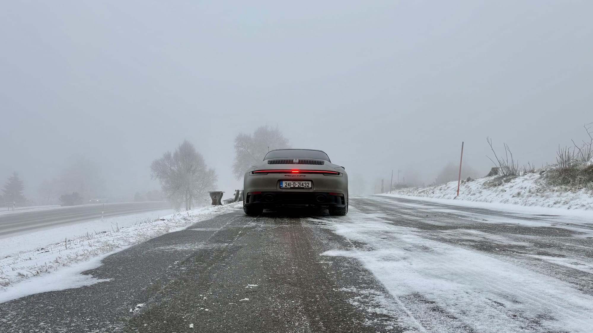 The fog light on the 911 Targa