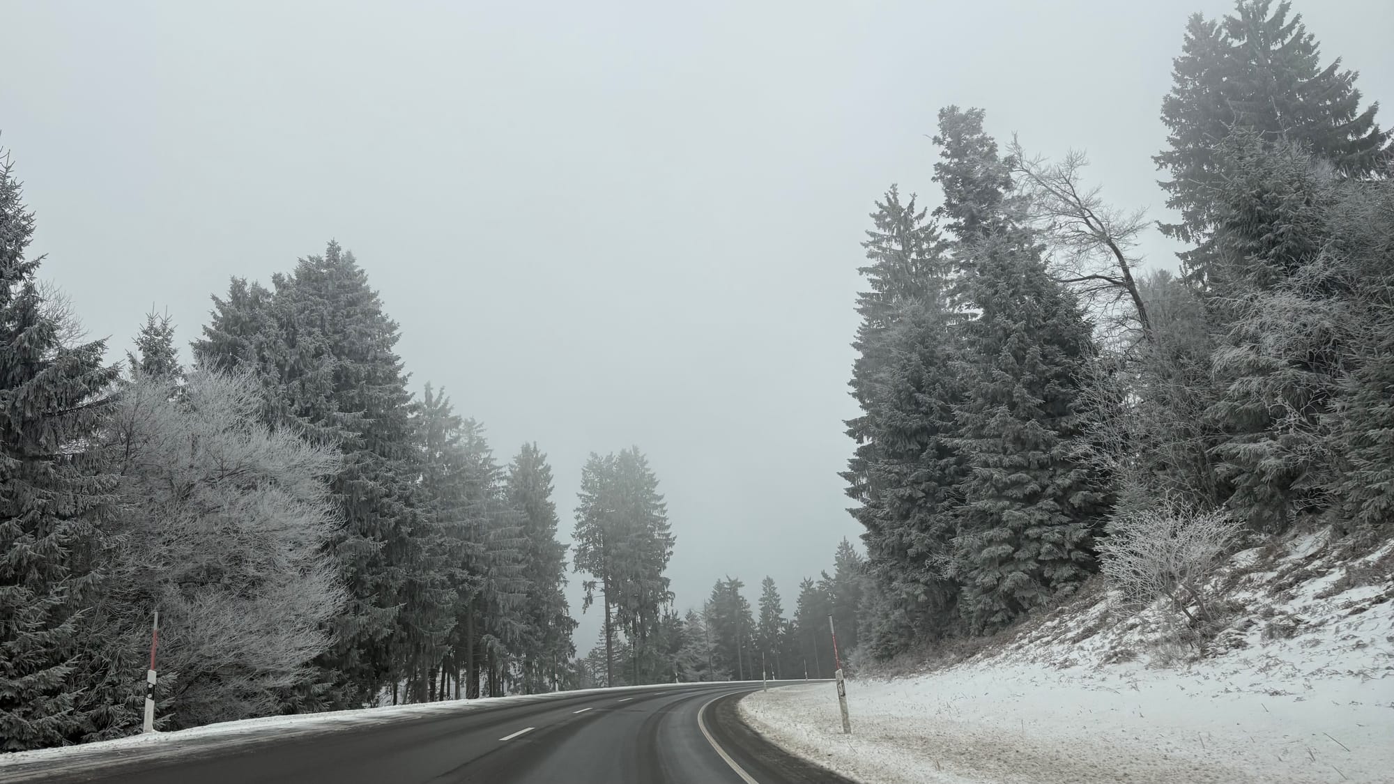 Driving the B500 in fog