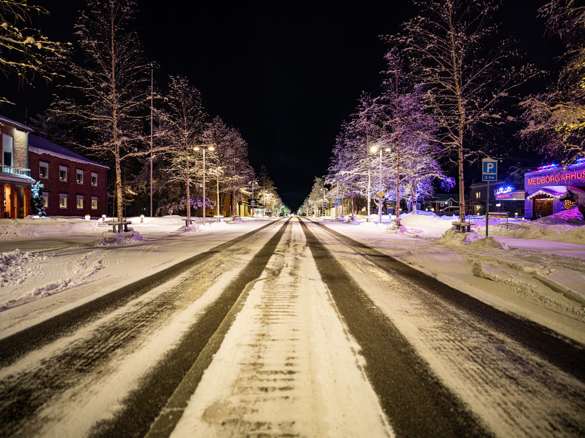 Arvidsjaur town centre