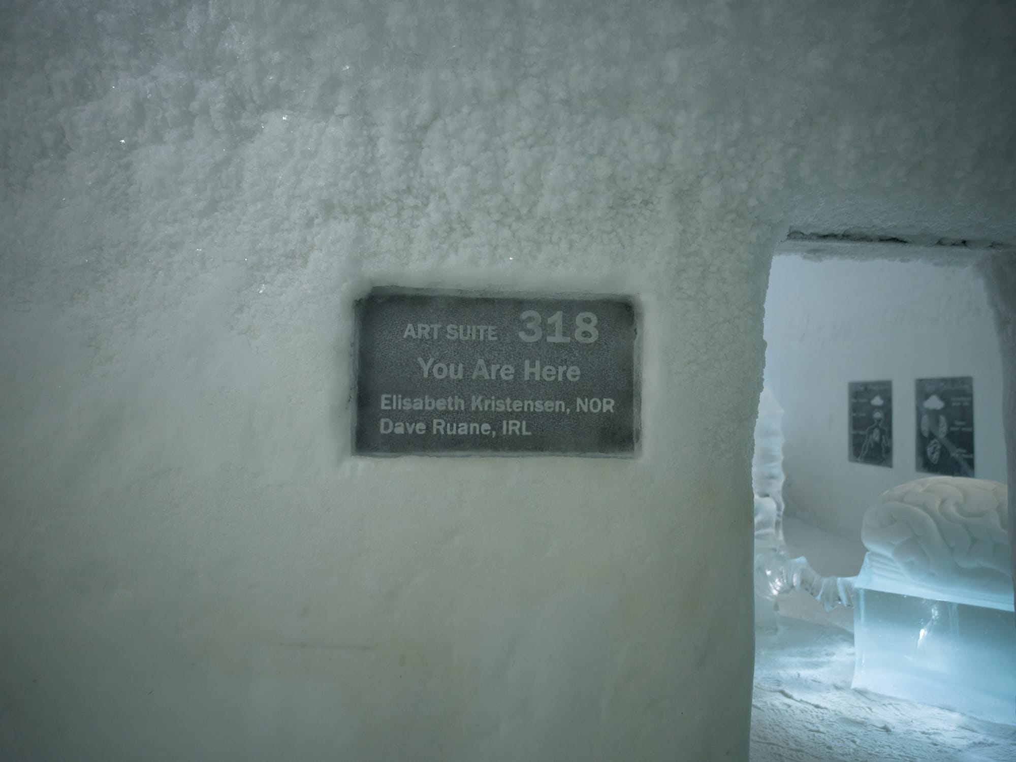 A room created by Norwegian and Irish artists