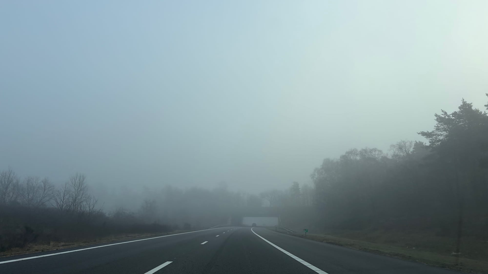 Fog over the Netherlands