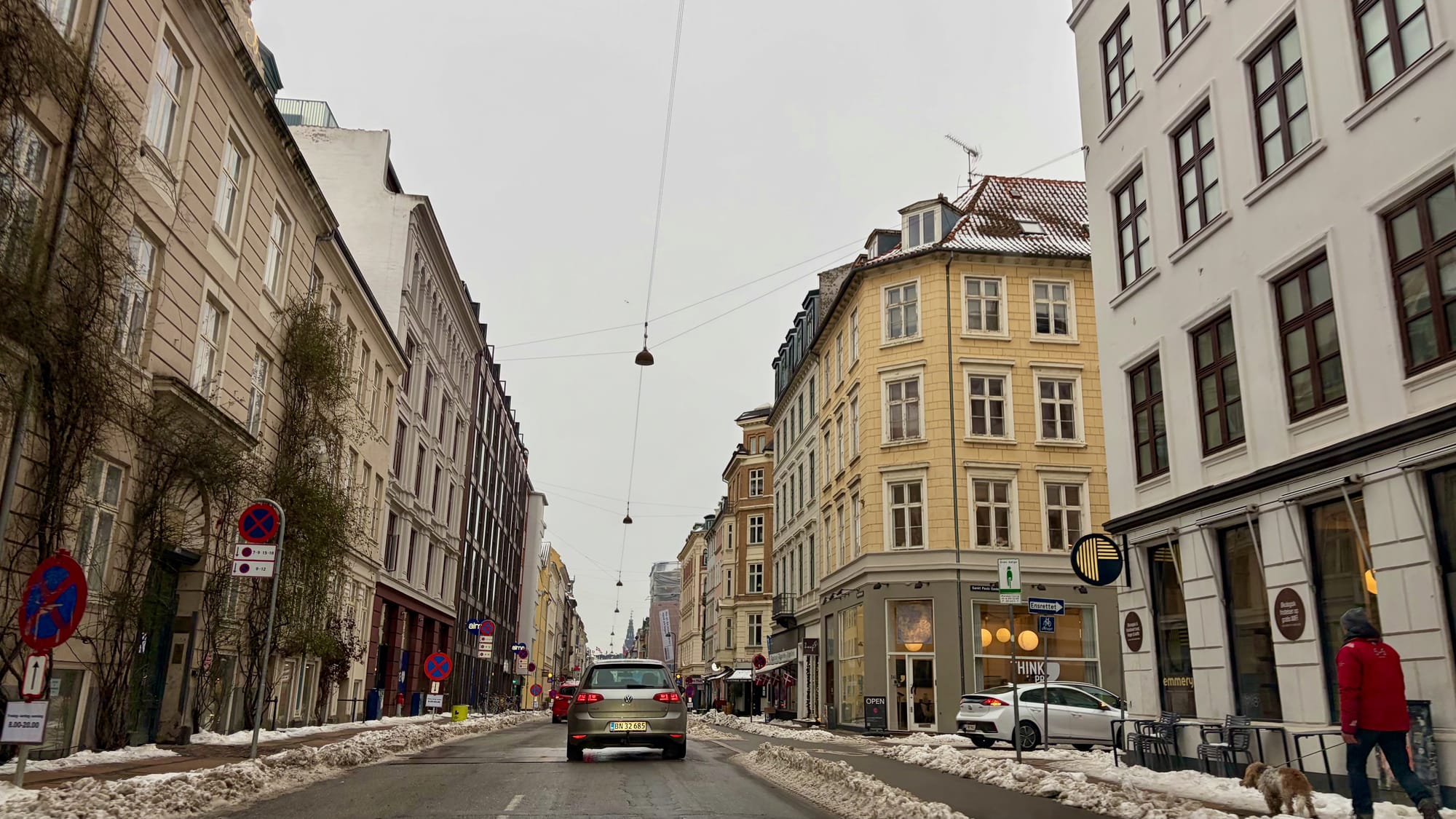 Driving through Copenhagen
