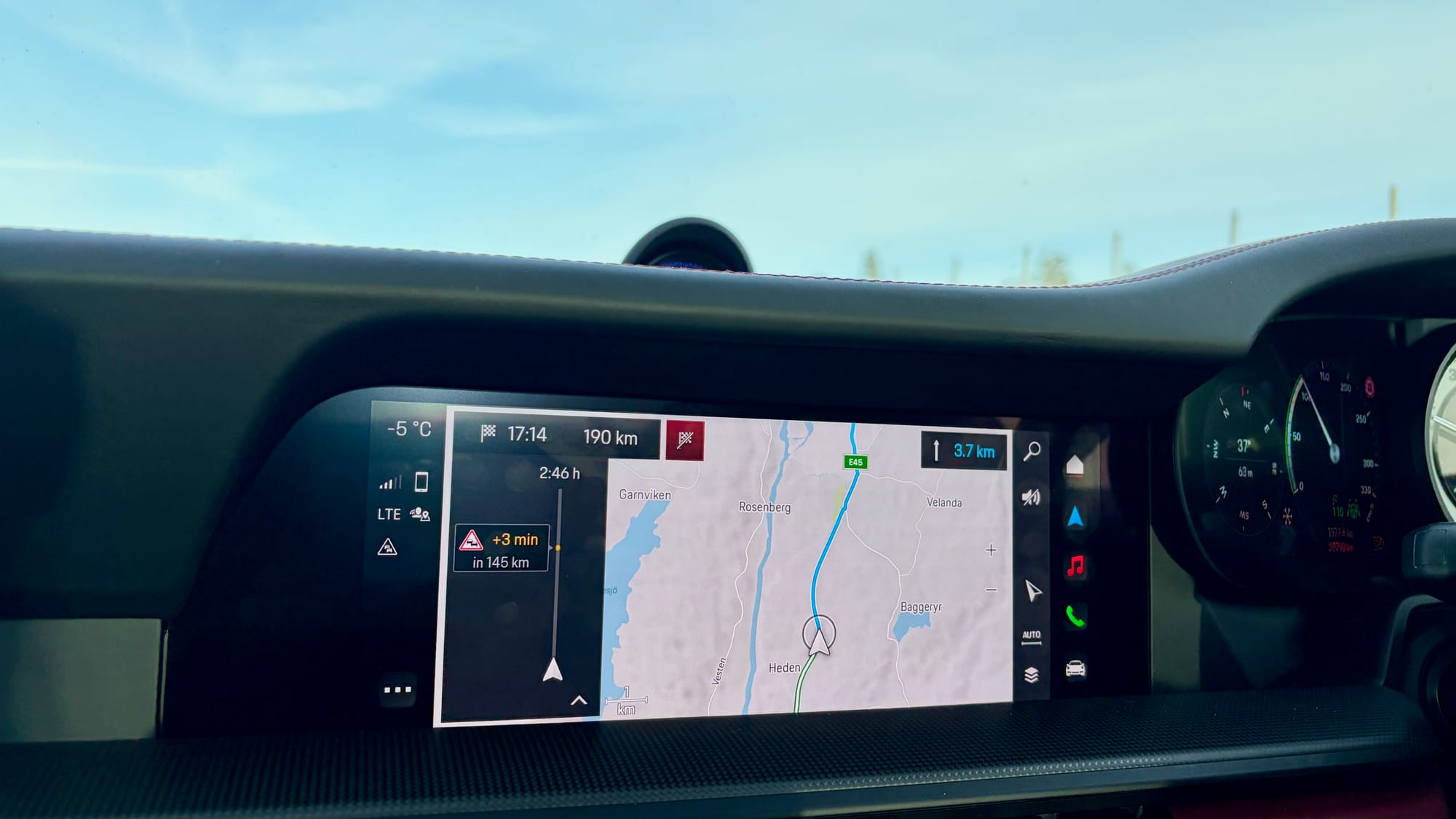 -5C air temps in Sweden