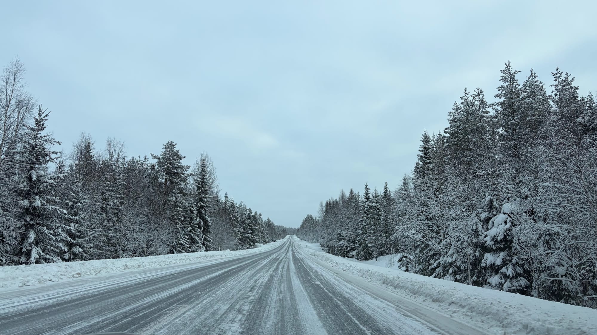 Driving the E45 in Sweden