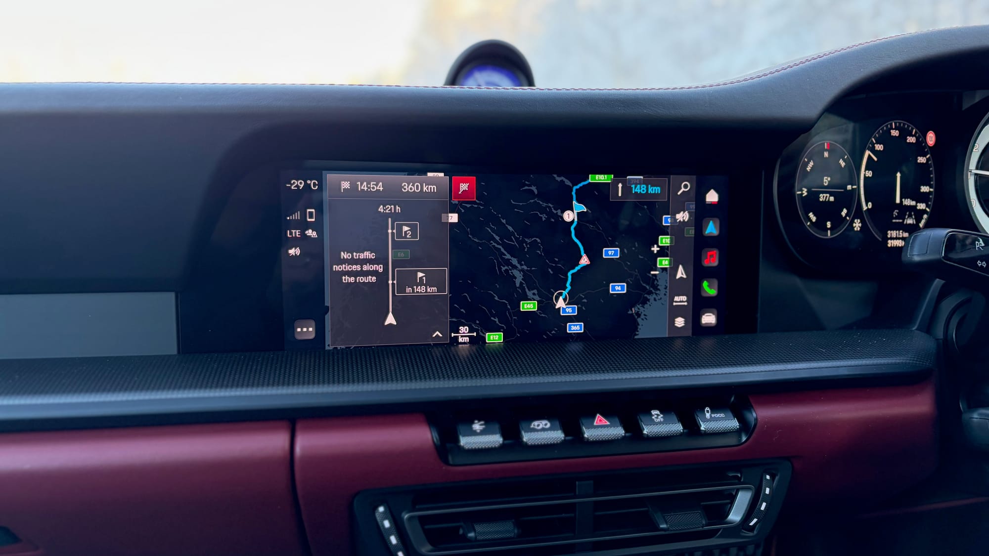 Minus 29C as reported on our PCM