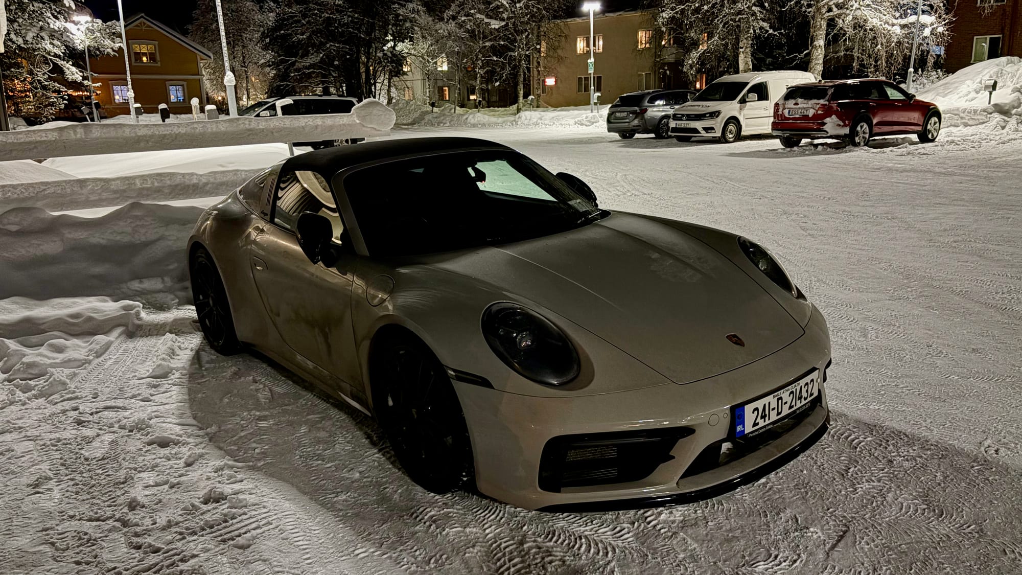 Parked up outside our hotel