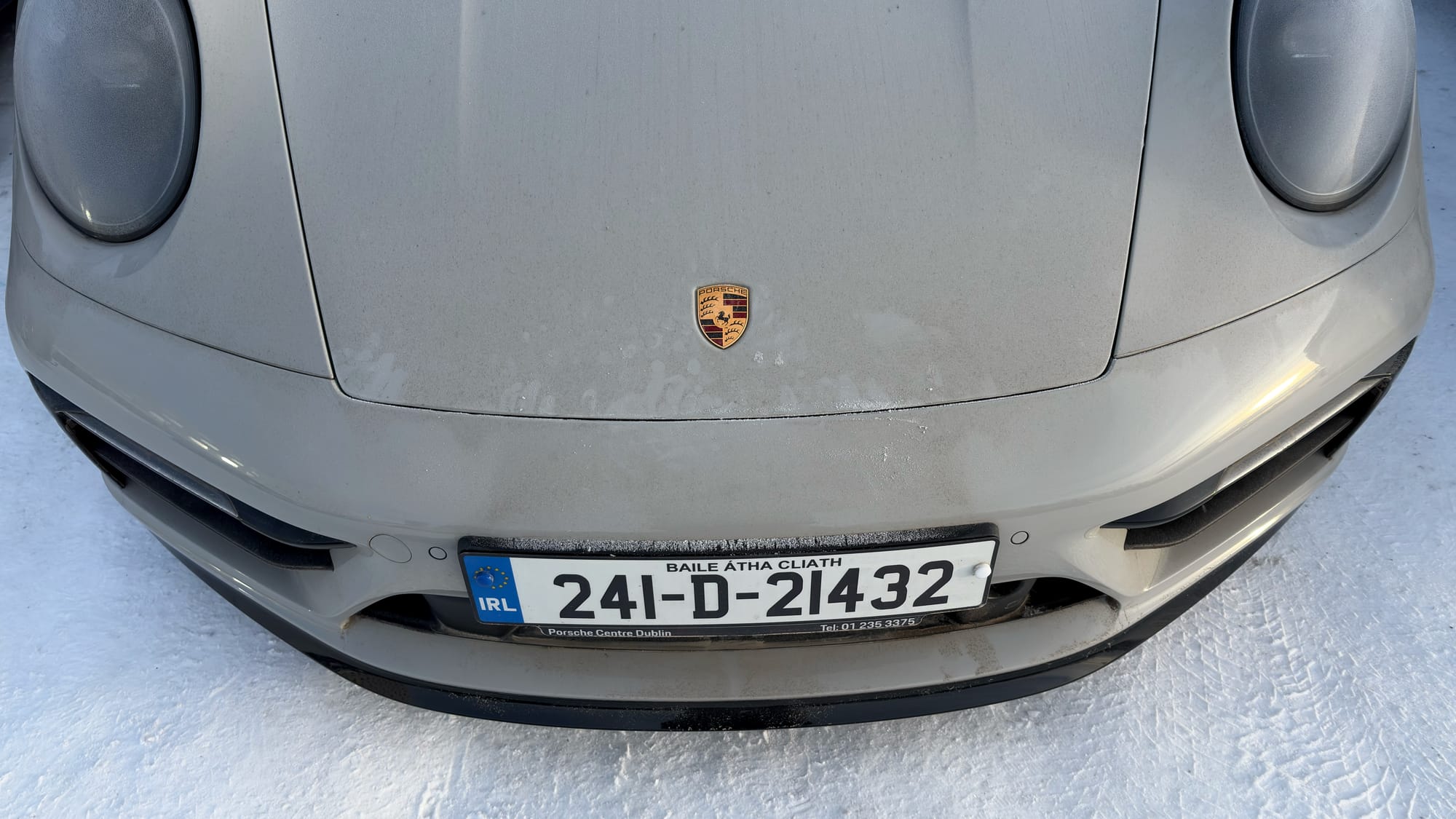 Frosty car in Kiruna, Sweden