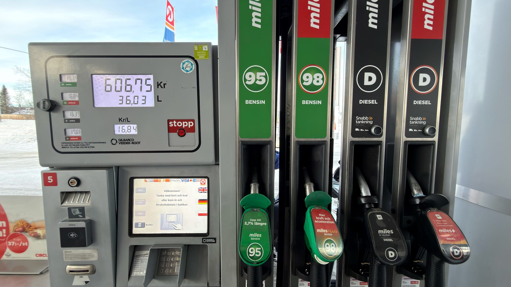 Circle K 98 octane fuel