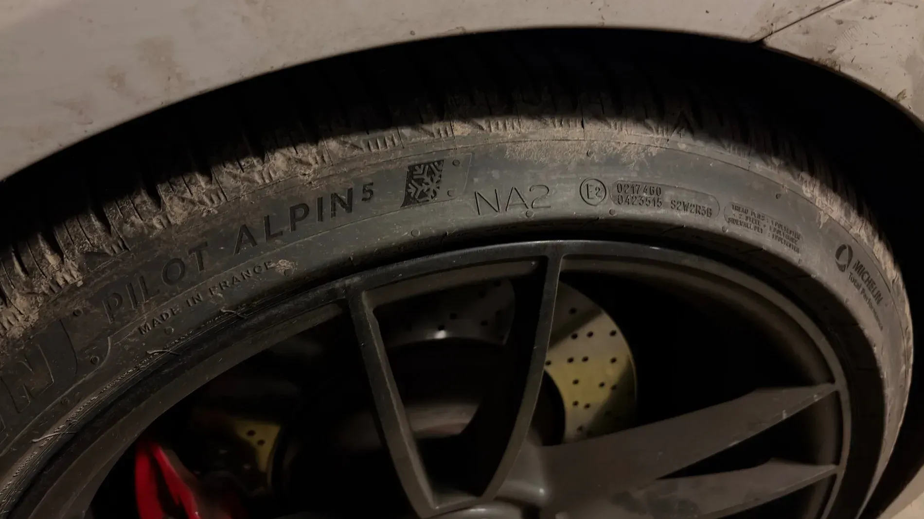 Michelin Pilot Alpin 5 NA2 on our Porsche 911 Targa