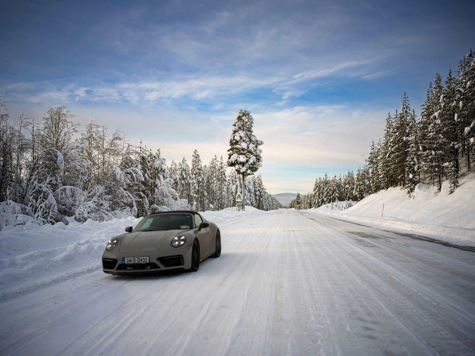 Our 911 Targa in the Swedish arctic