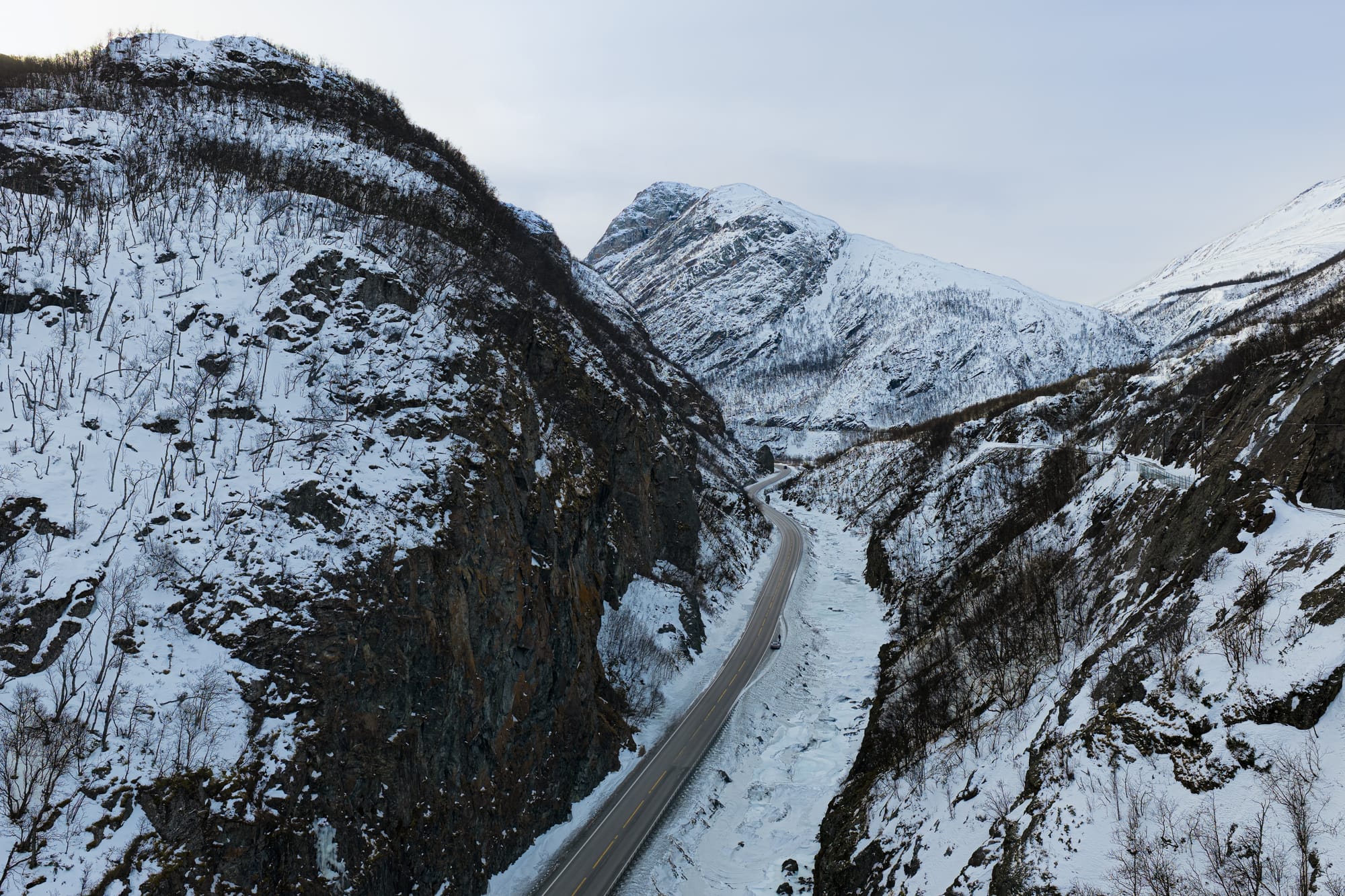 Climbing up the Dovrefjell