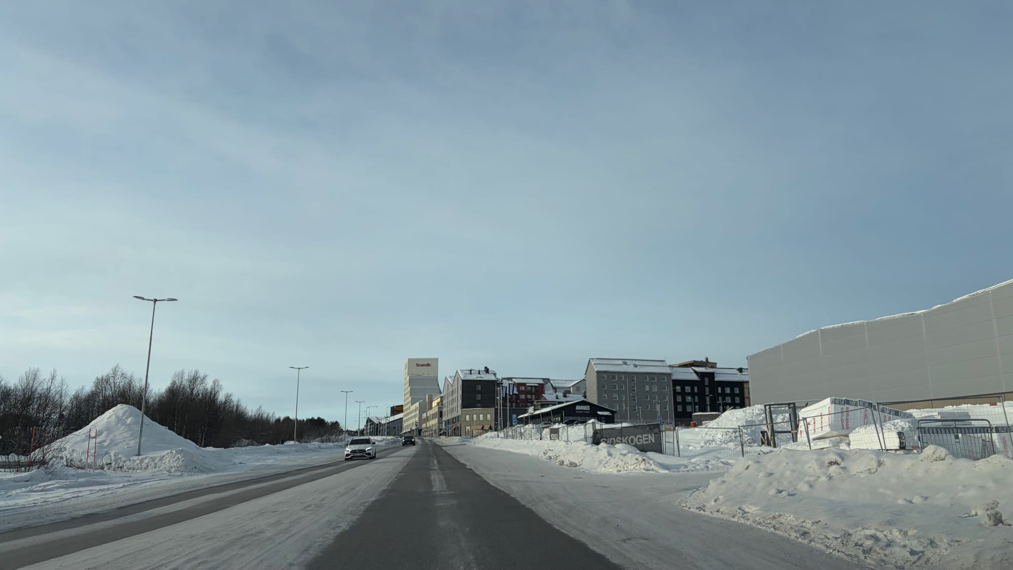 Passing back through Kiruna