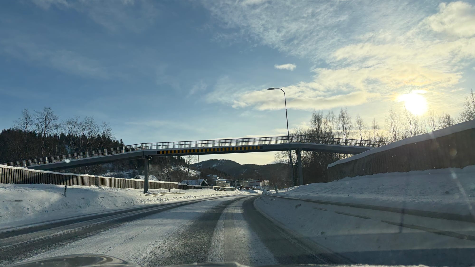 Sunny morning on the E6