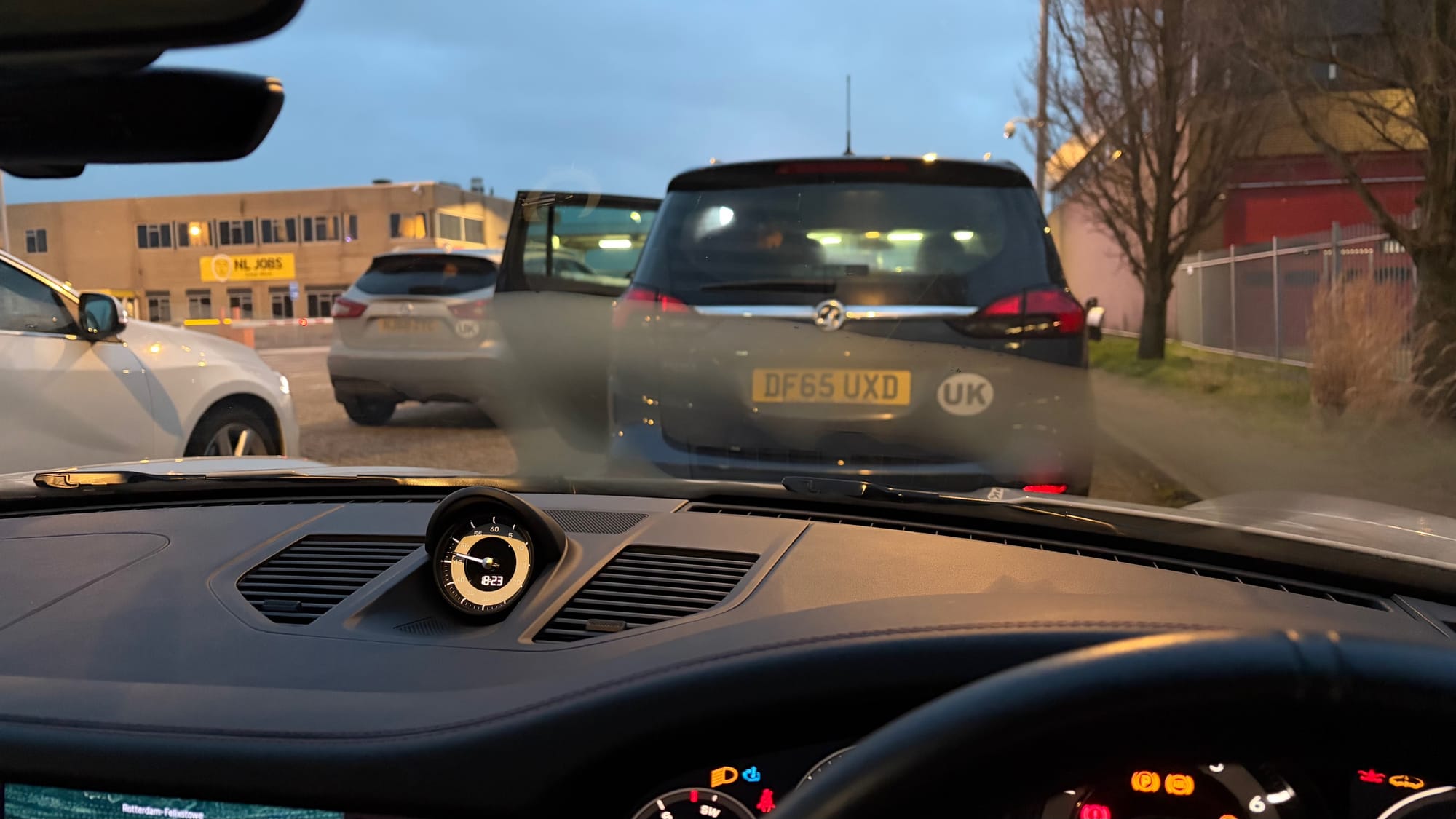 In the queue for the overnight ferry to England
