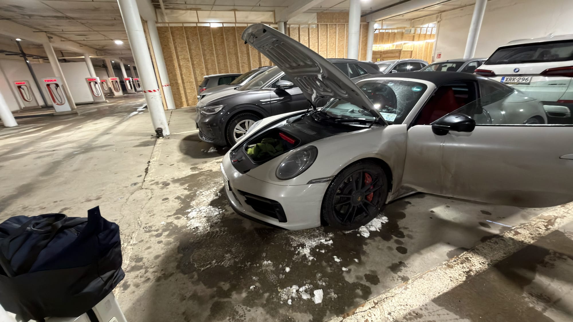 Parked in the public car park in Narvik