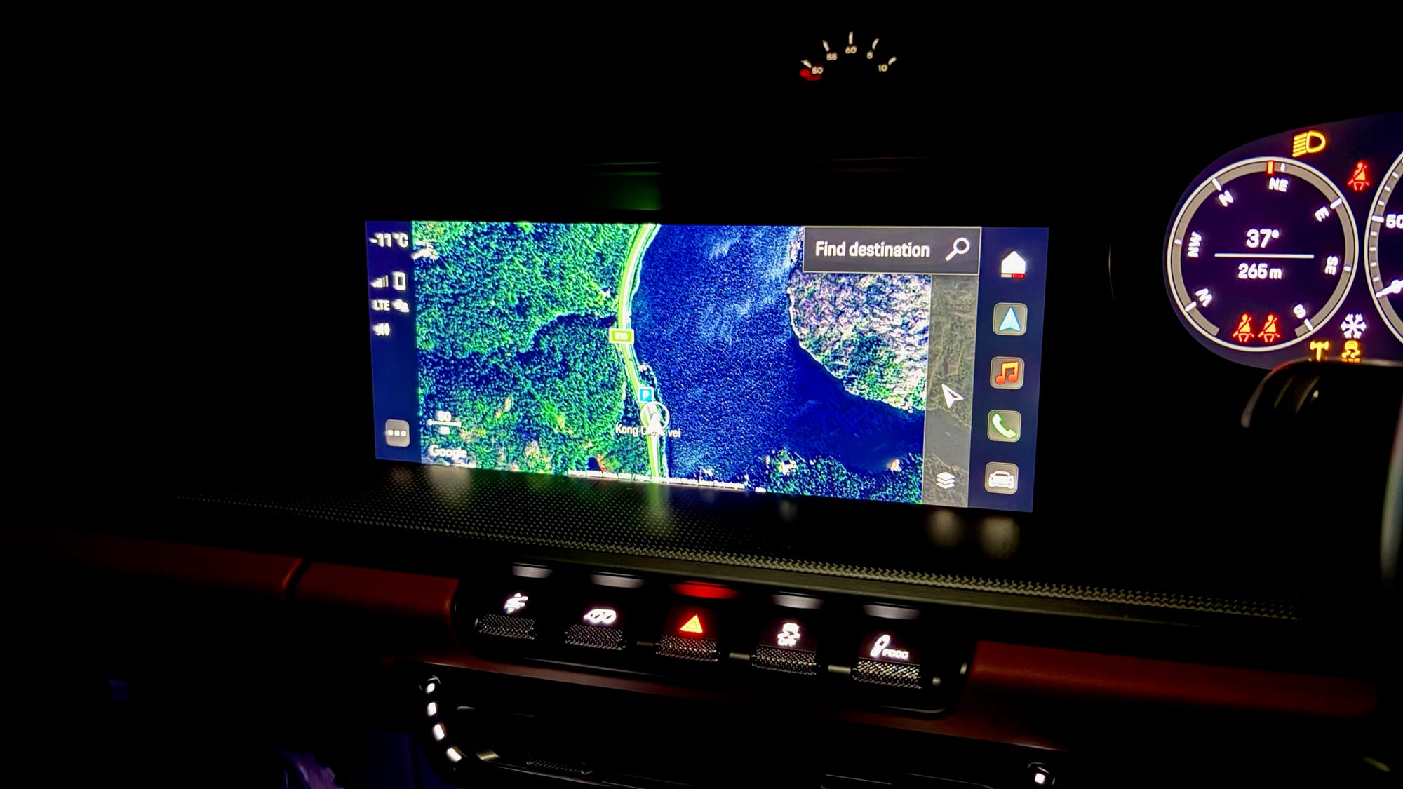 Waiting for the northern lights outside Narvik