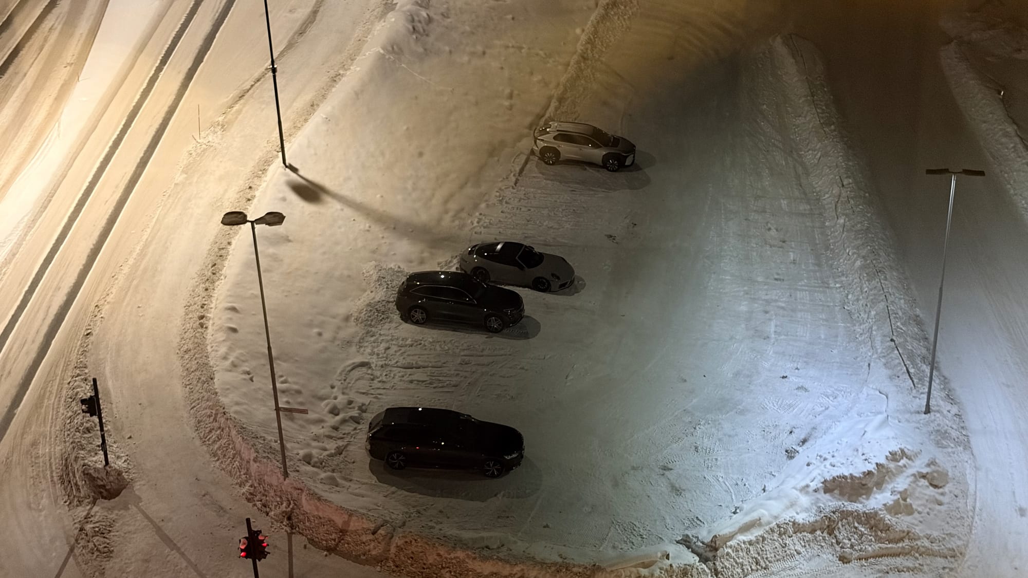 Parked outside in Narvik