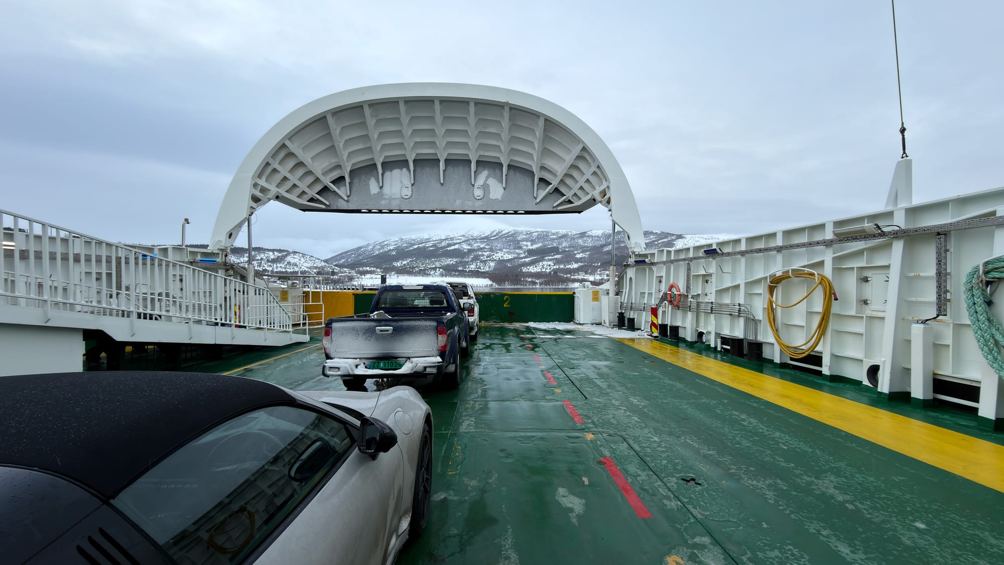 On the E6 ferry