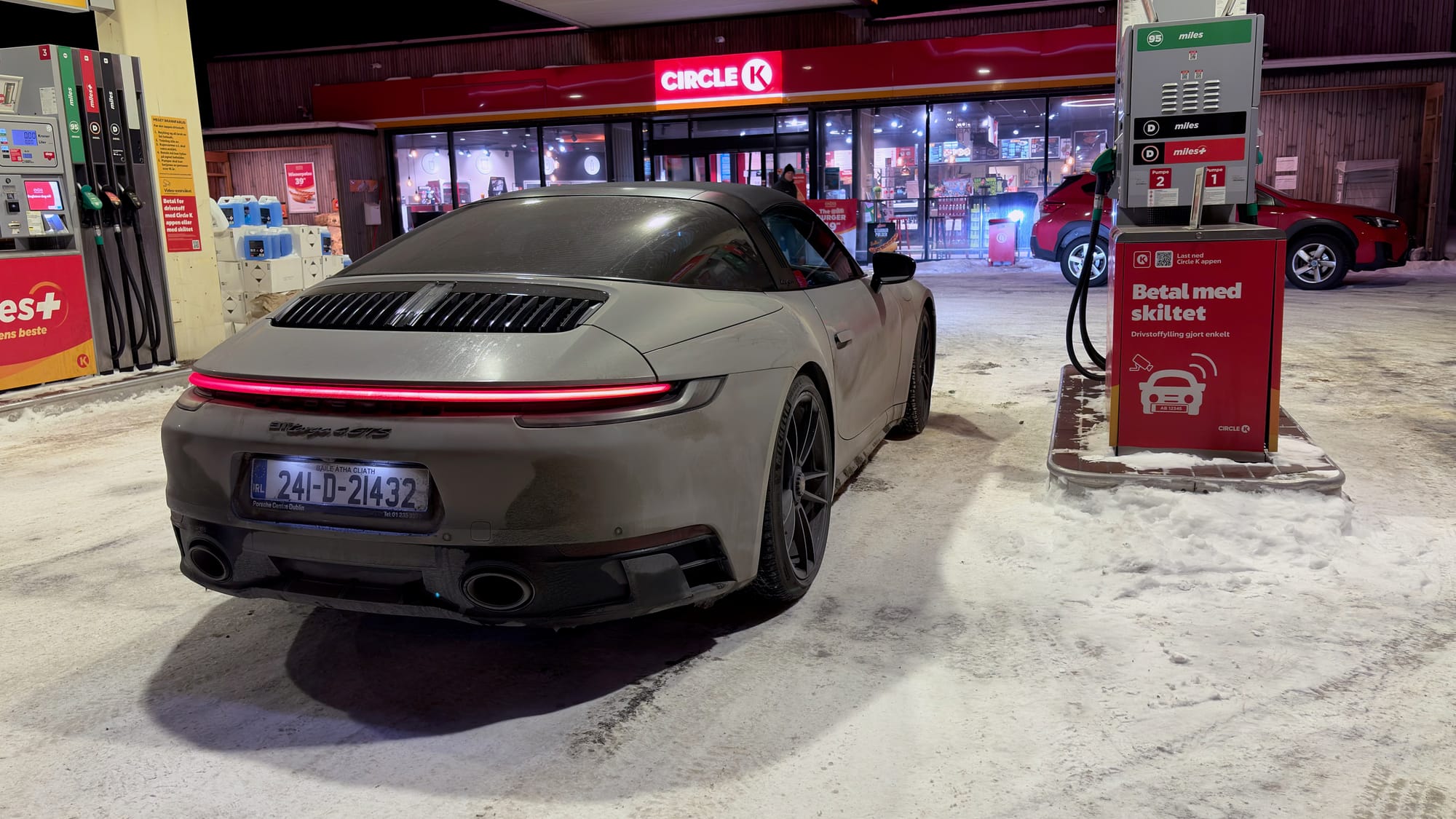 At the Circle K in Mo i Rana