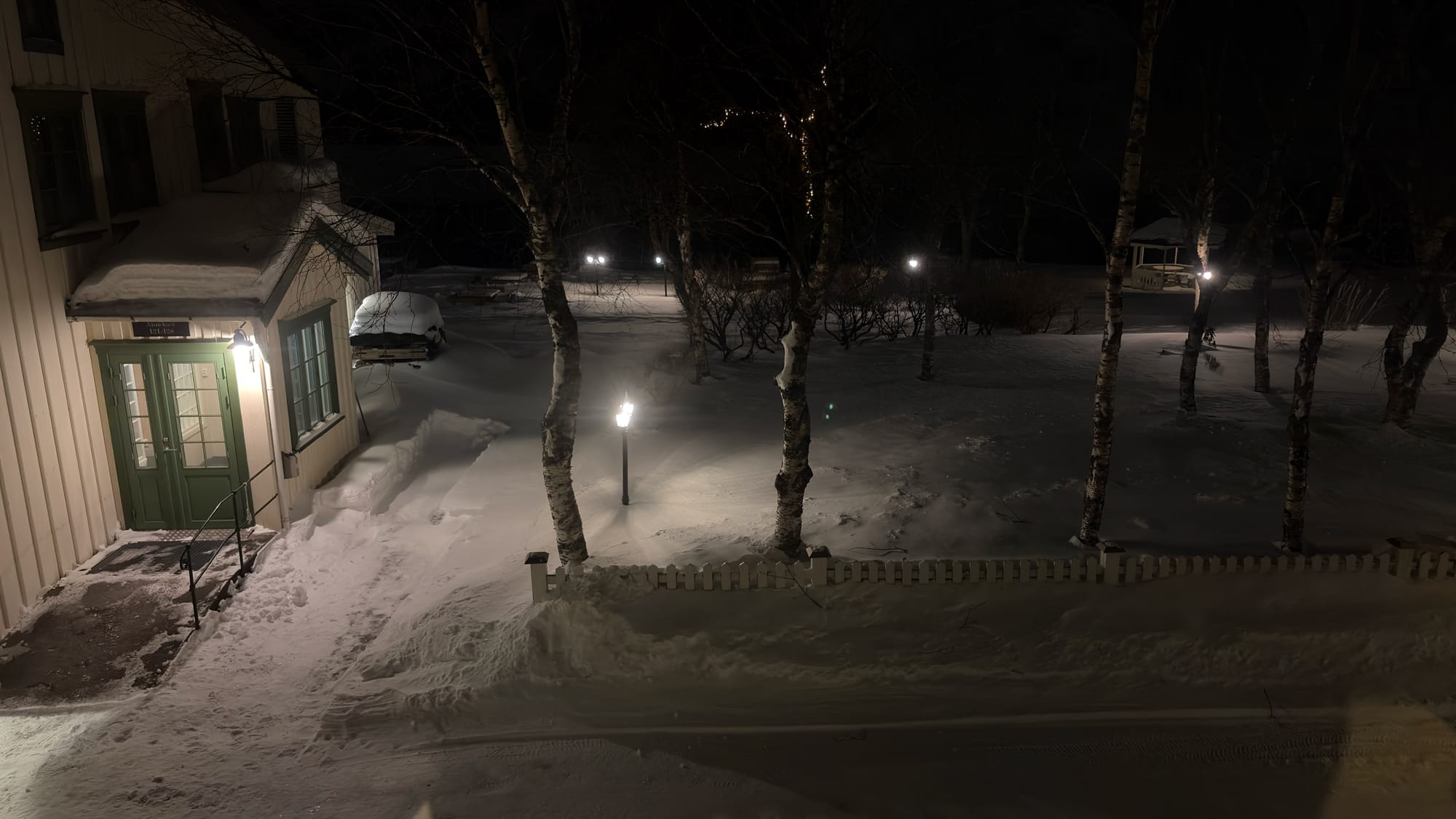 At Fru Haugans Hotel in Mosjøen