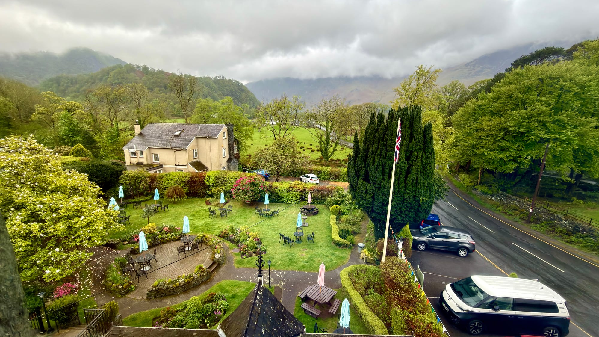 Damp and overcast morning