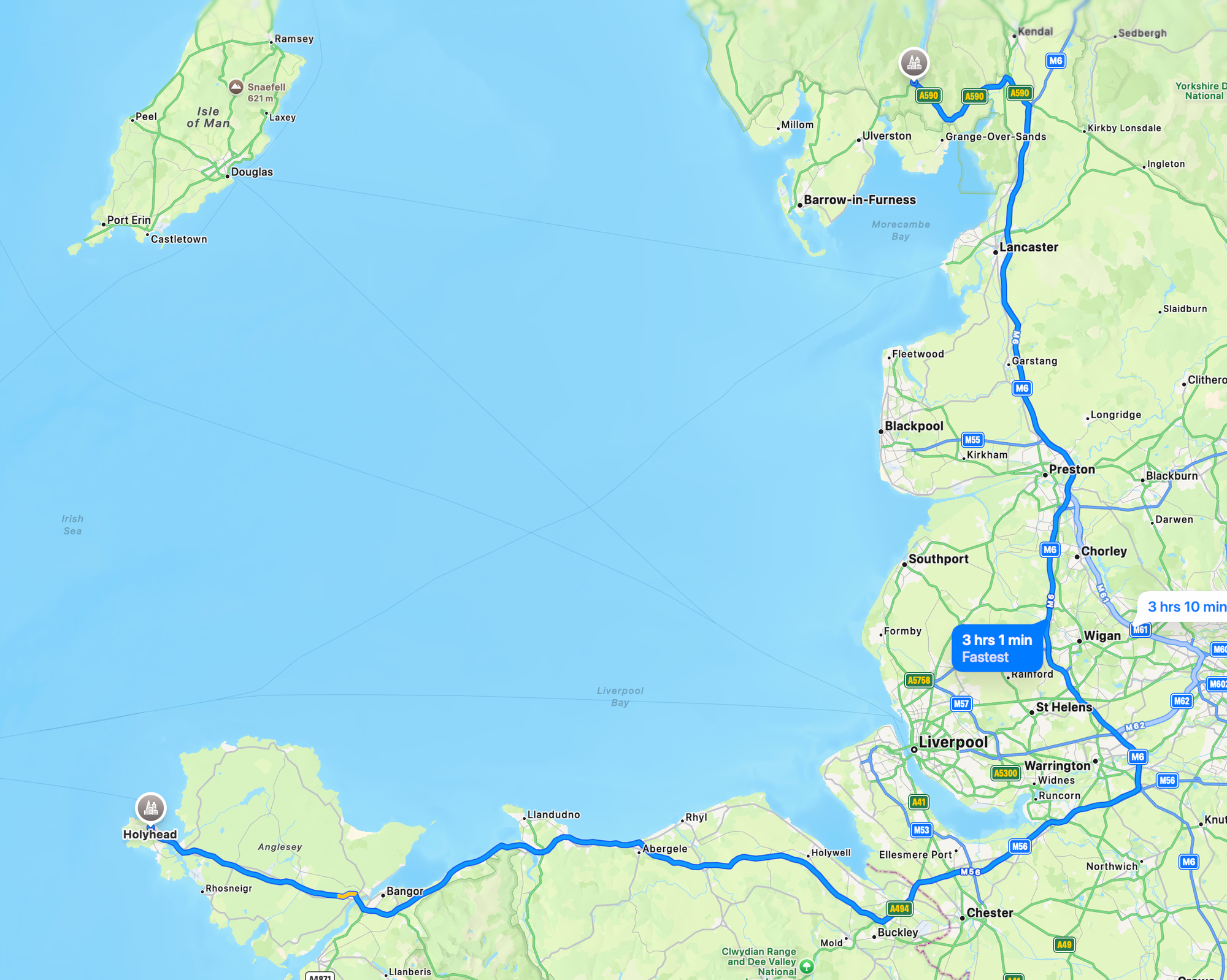 Our route