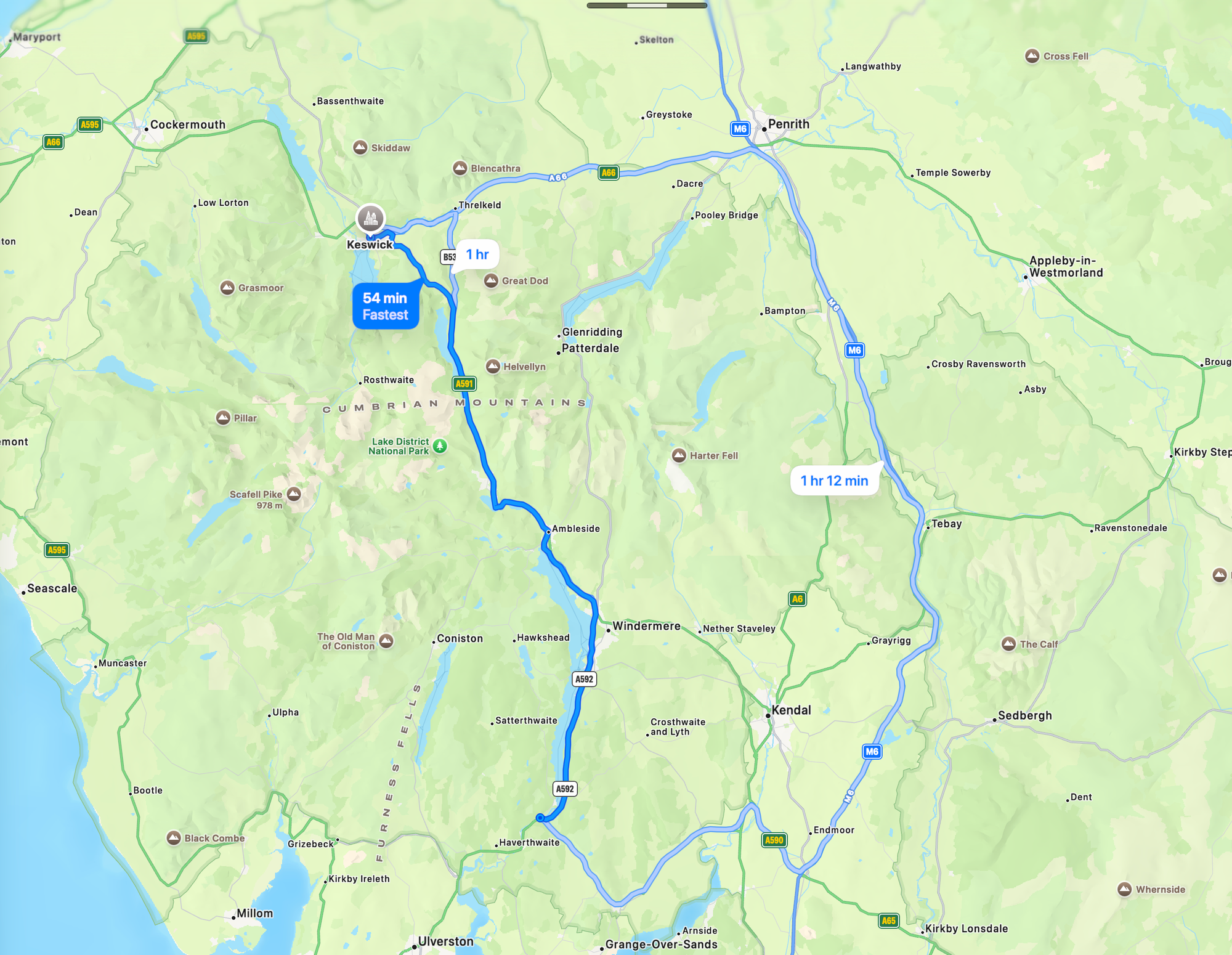 Our route