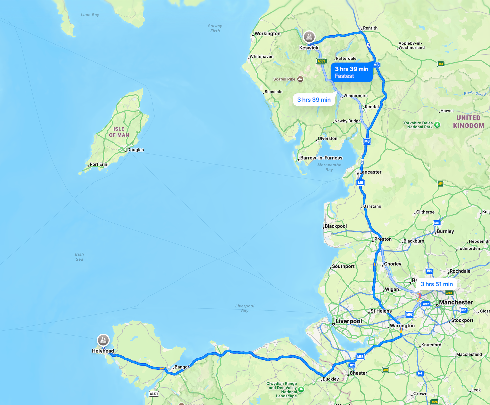 Our route