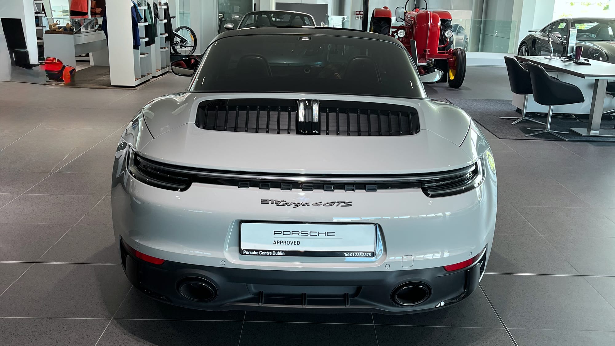 Our Targa on display at Porsche Centre Dublin