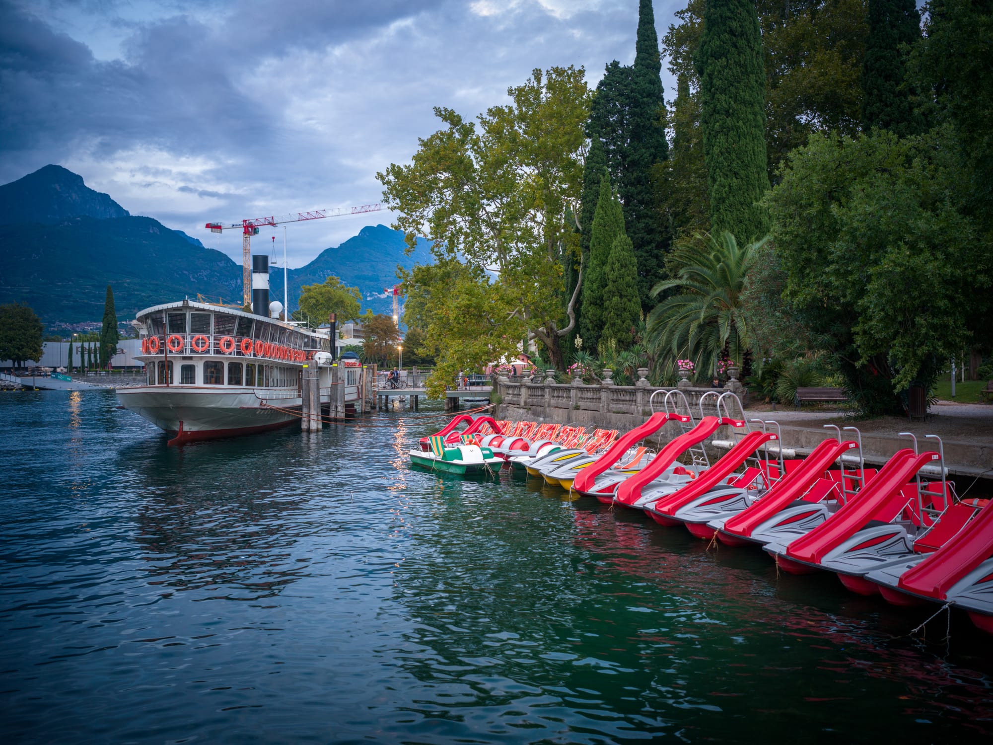 Late afternoon at Riva Del Garda