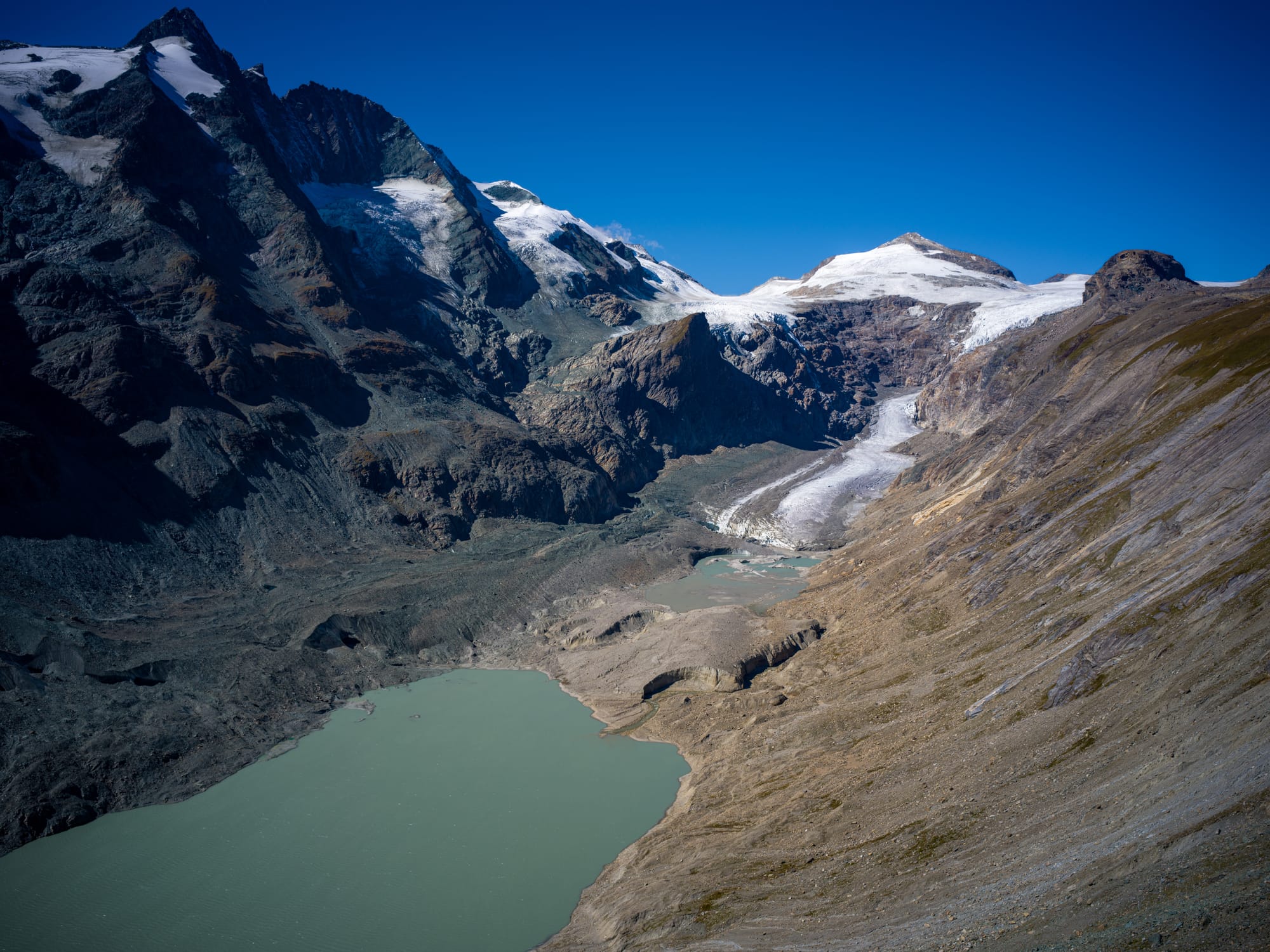 The glacier at the Grossglockner High Alpine Road