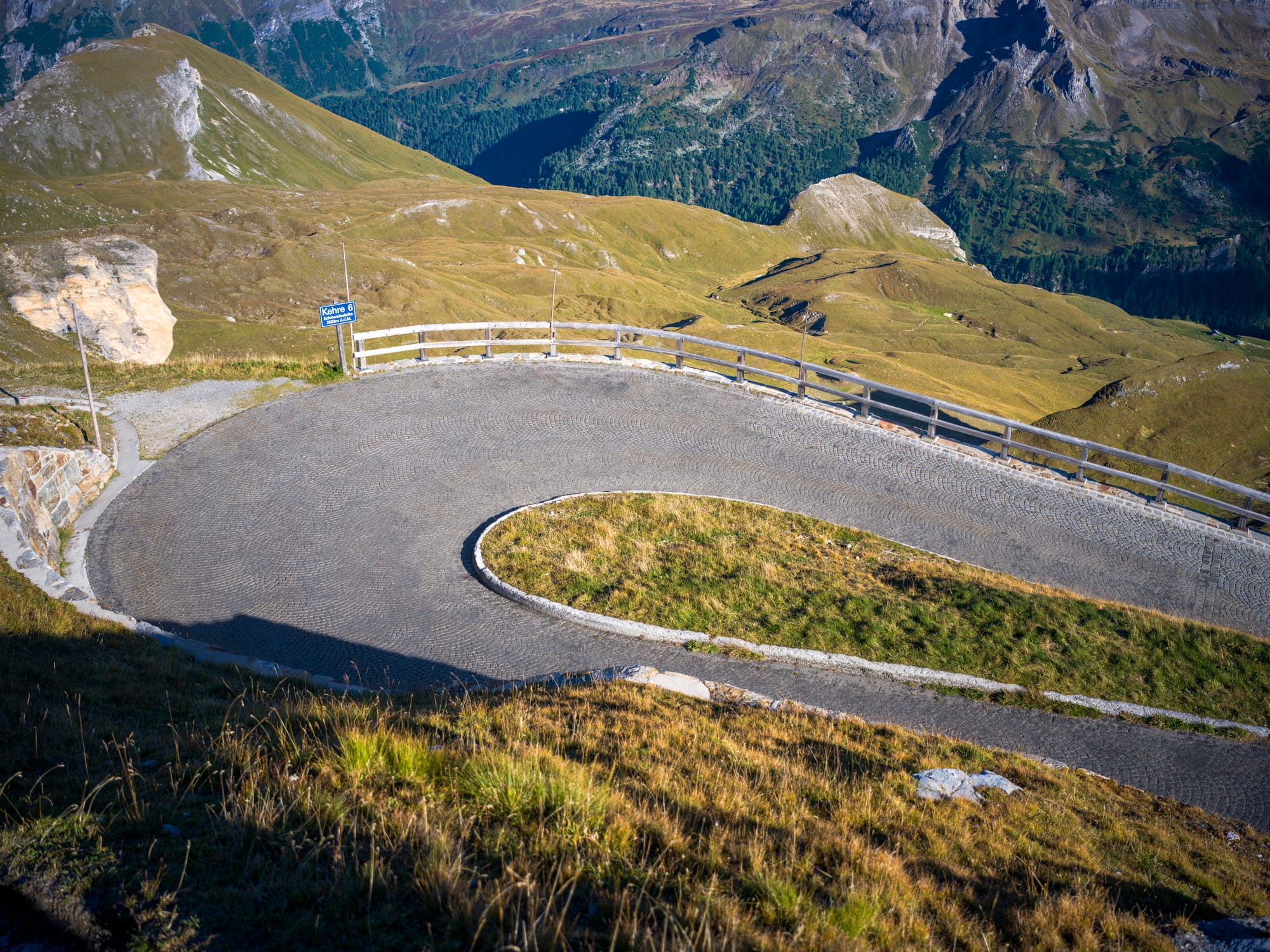 Cobblestone roads on the Grossglockner
