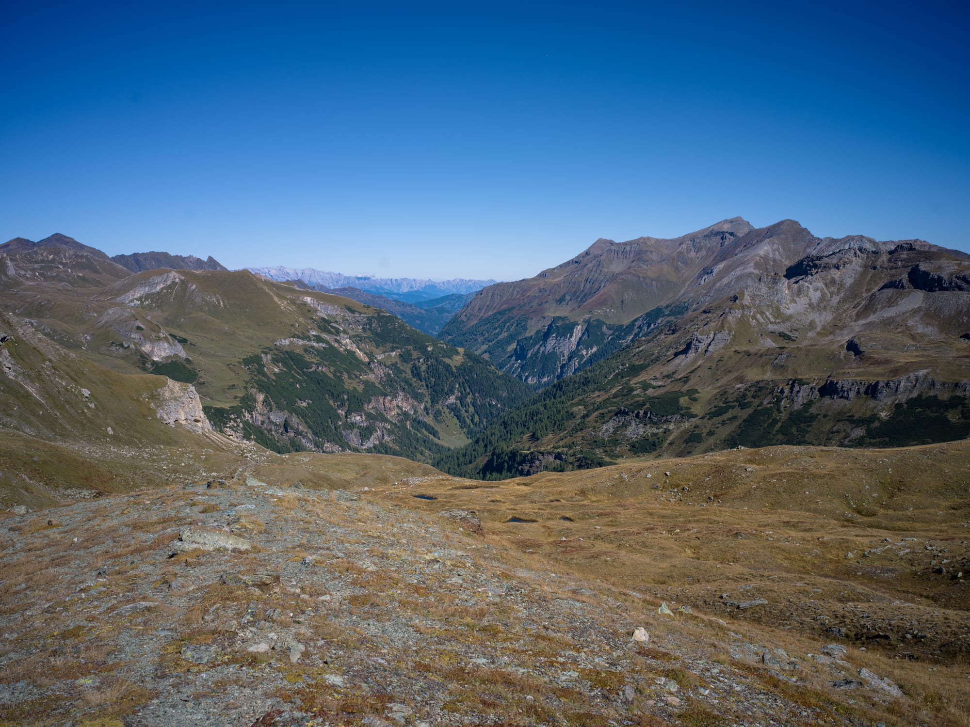 The mountains ahead of us