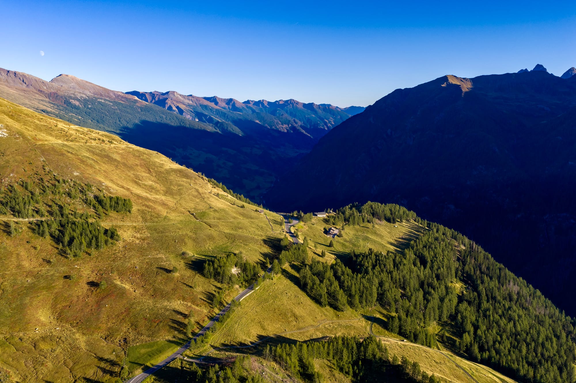 Darkness approaches on the Grossglockner