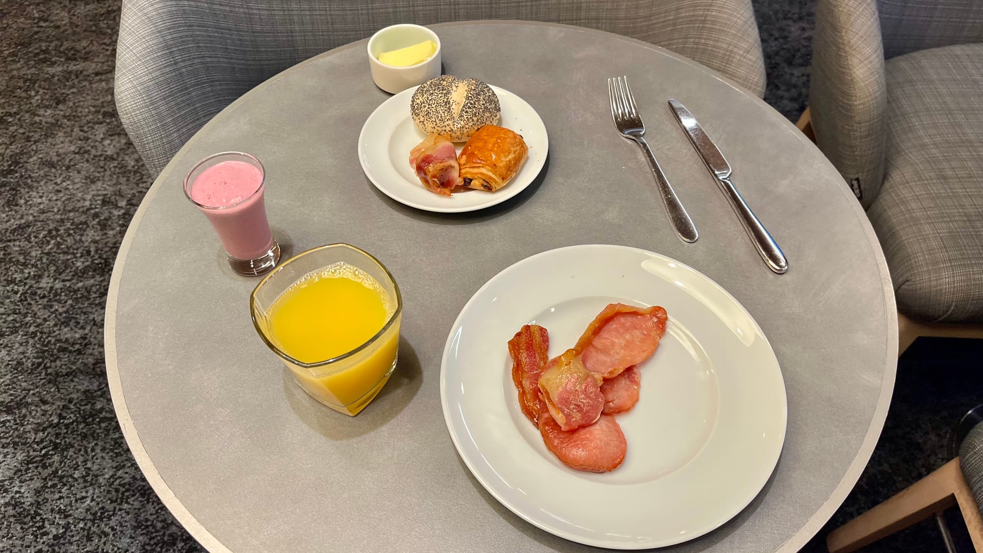 Early morning breakfast
