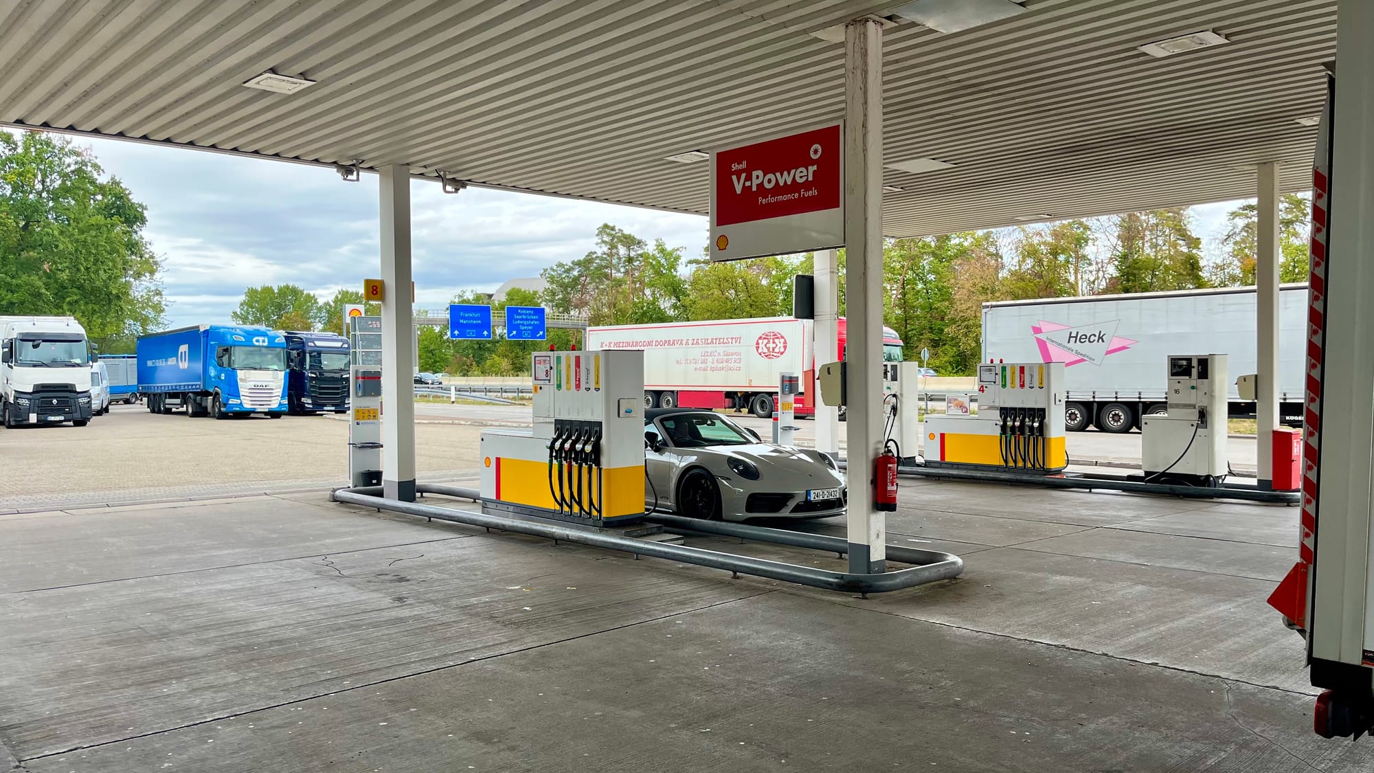 Stopped at Shell for some fuel