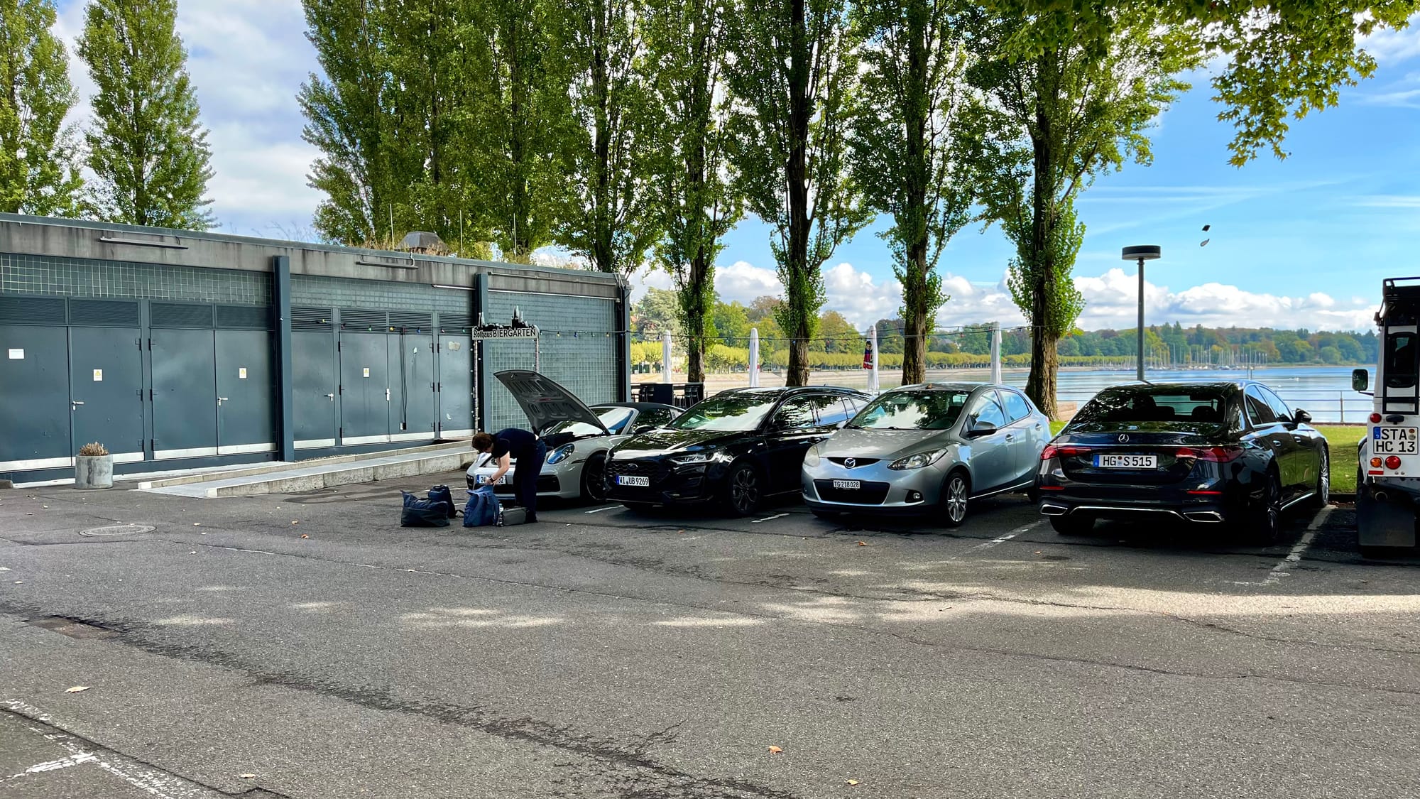 Loading up our car