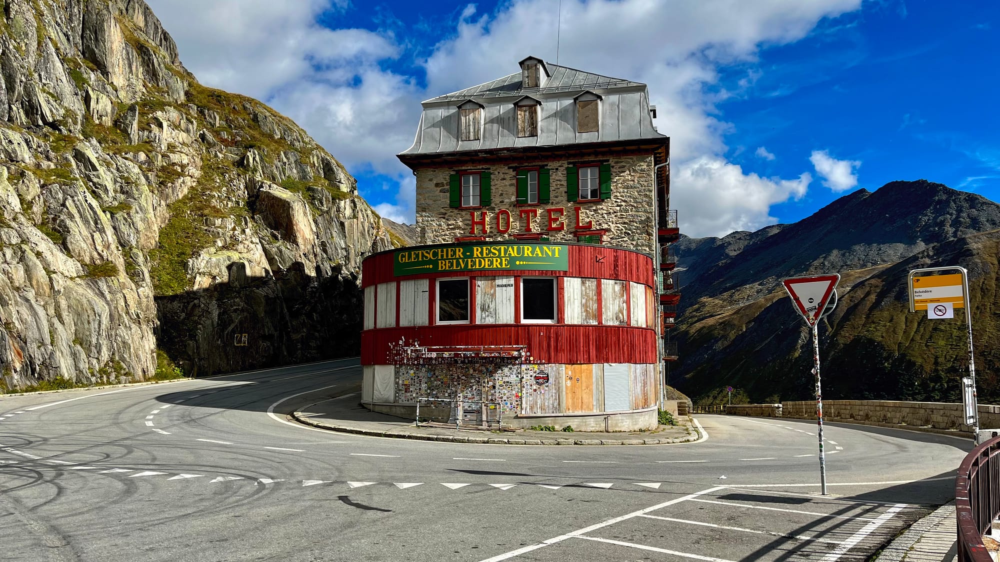 Belvédère Hotel at the Furka Pass