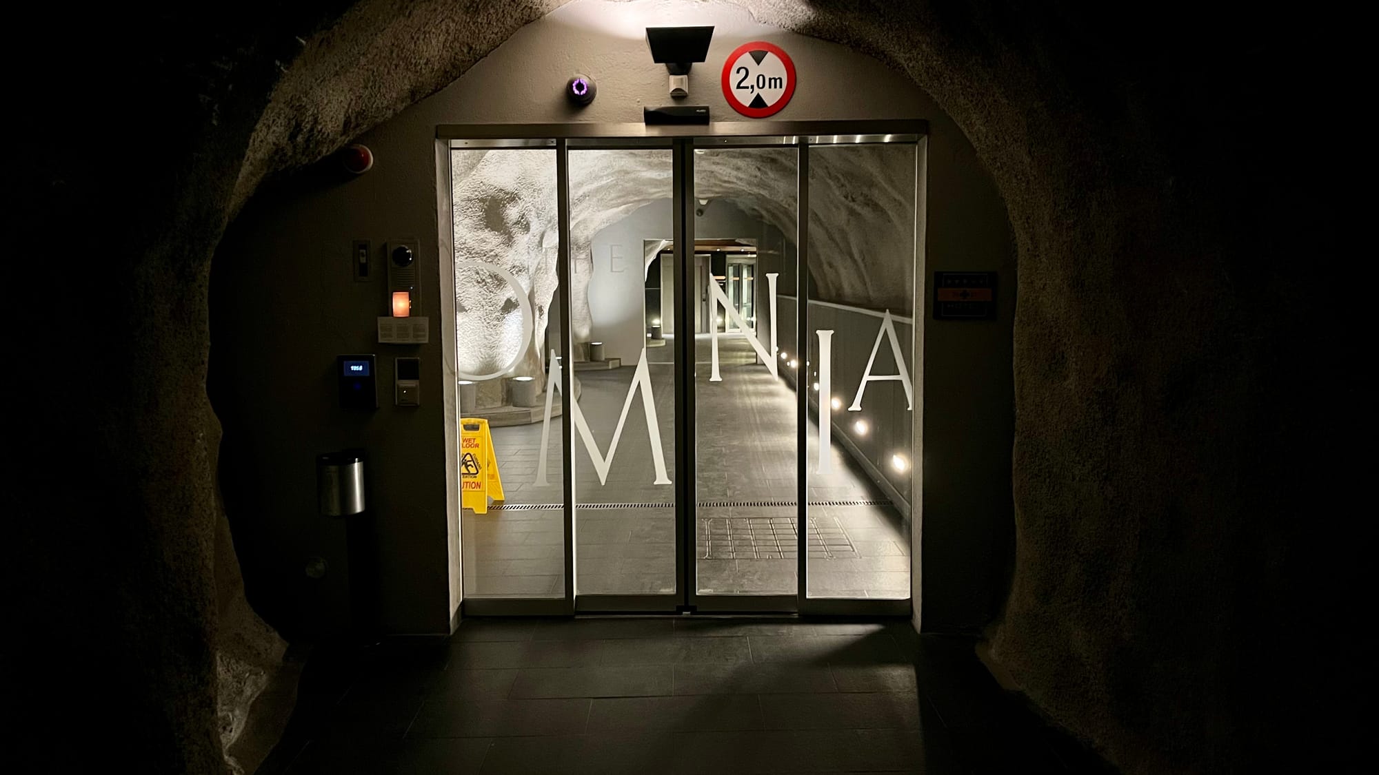 Hotel cave exit