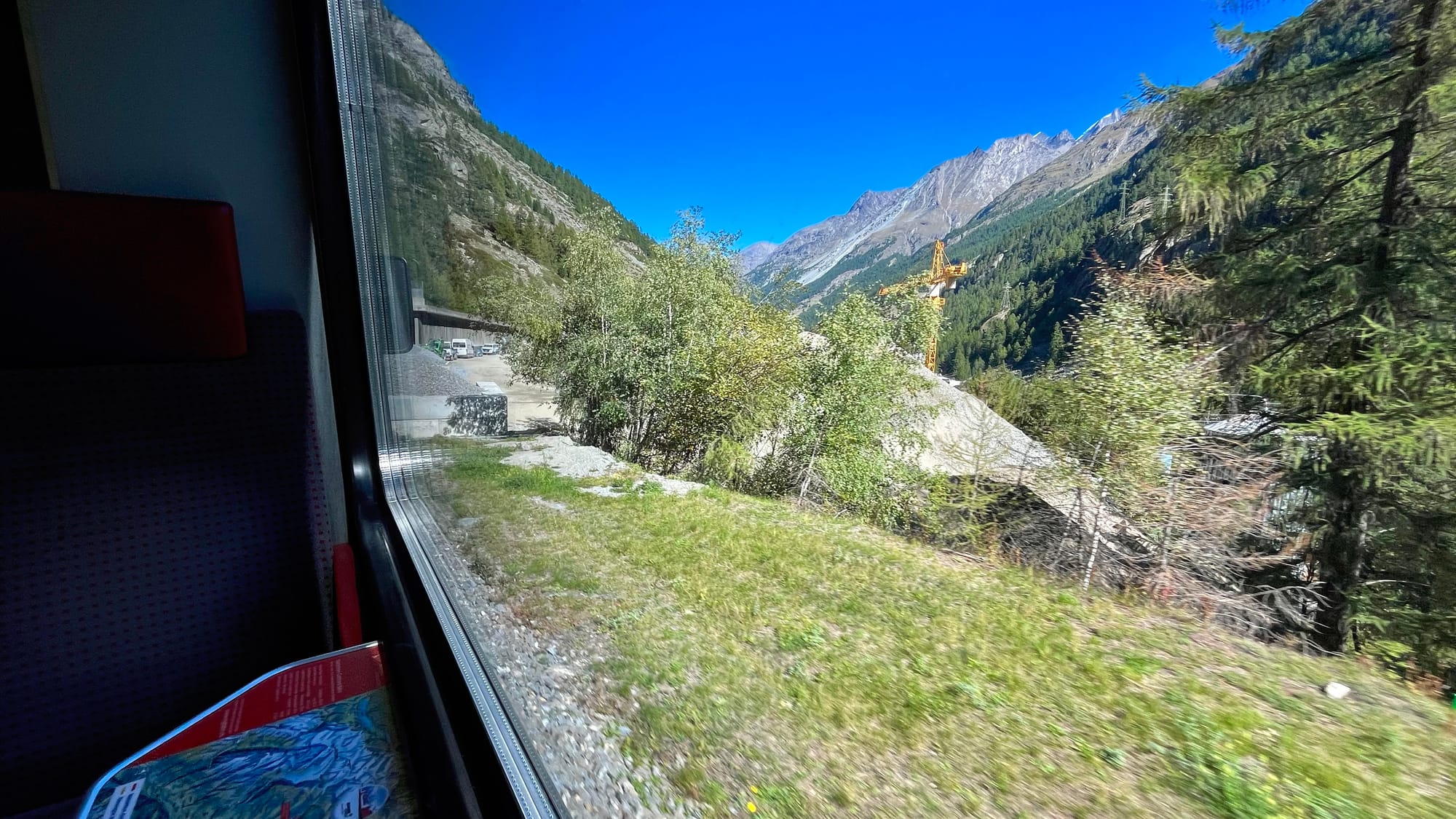 Train down from Zermatt