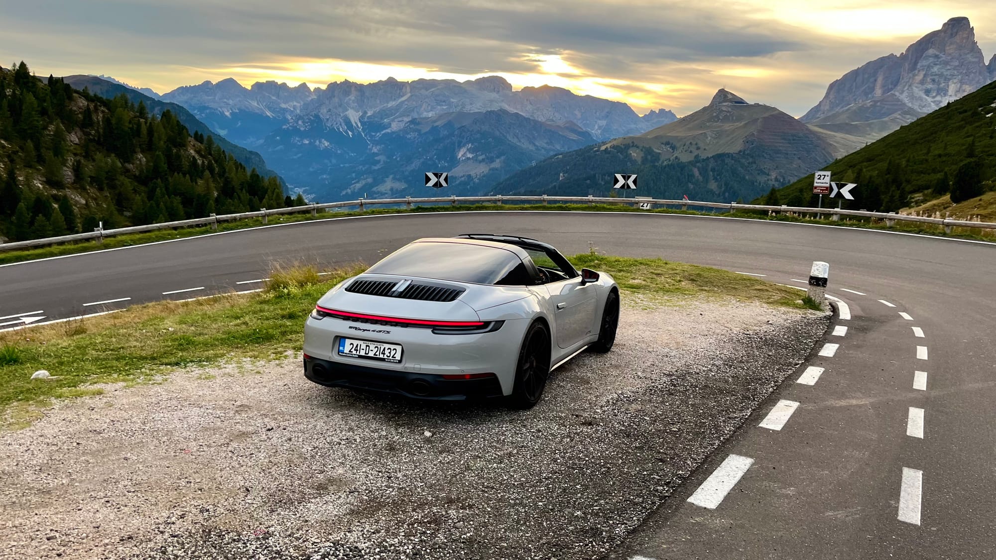 Light fading in the alps