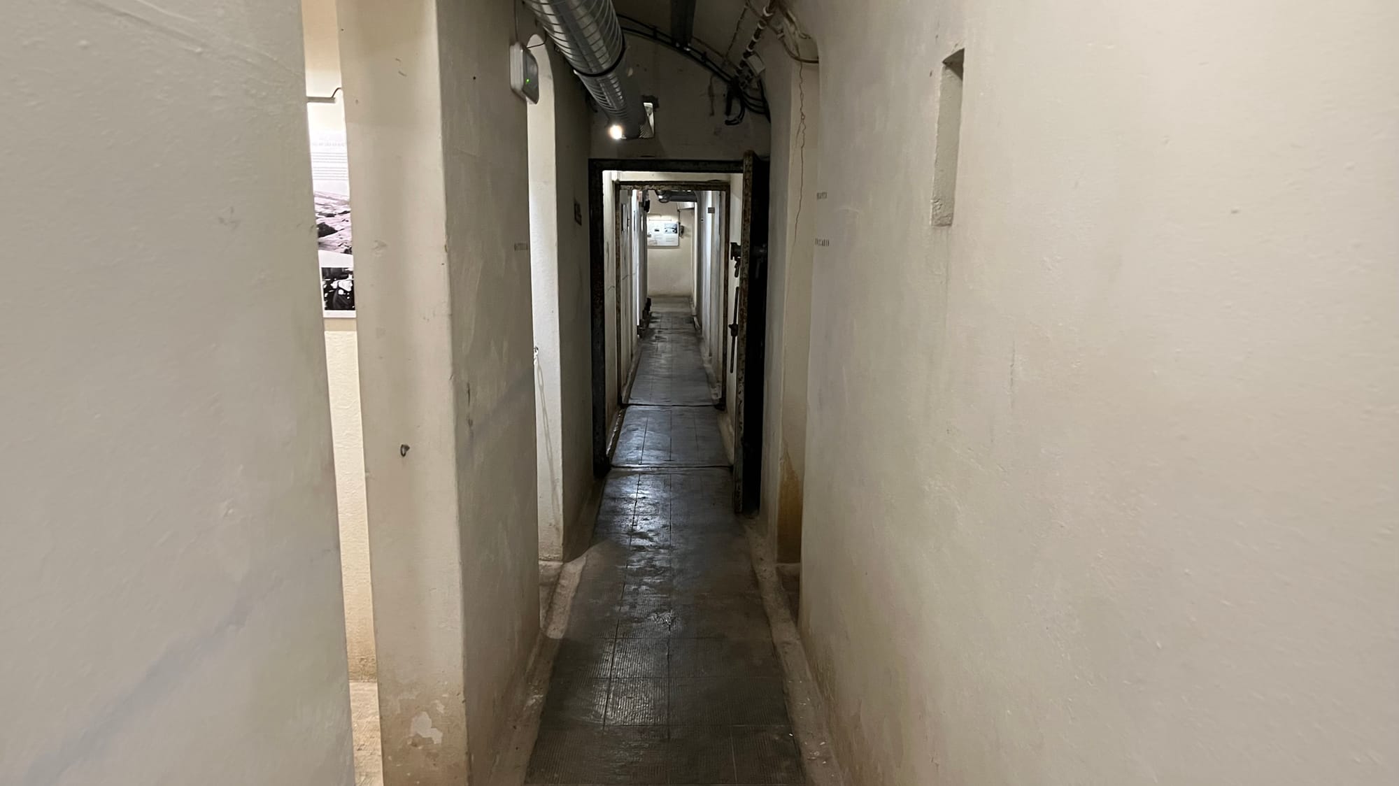 Inside the bunker